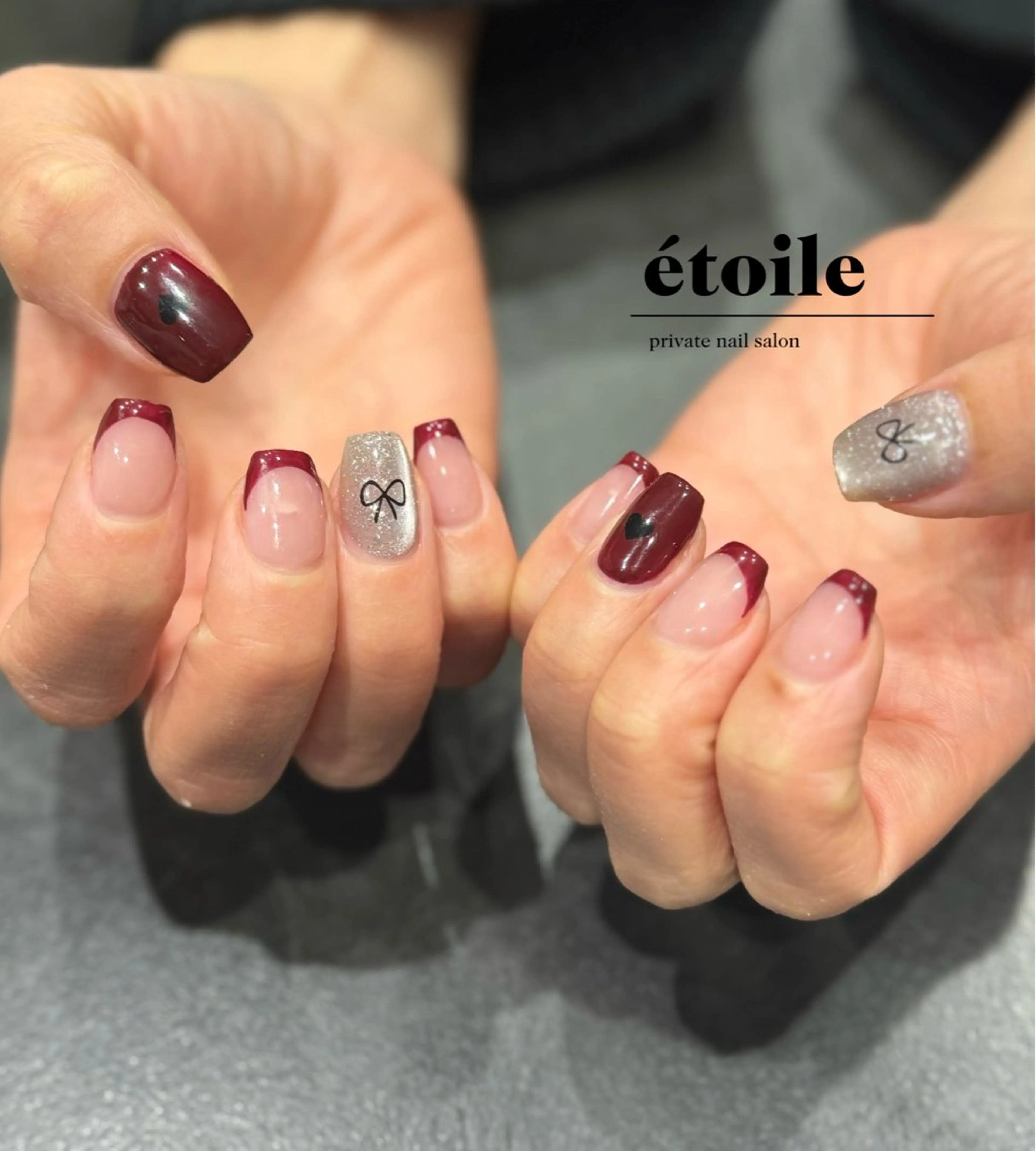 ネイル バレンタイン étoile ｜ayaのネイルデザイン