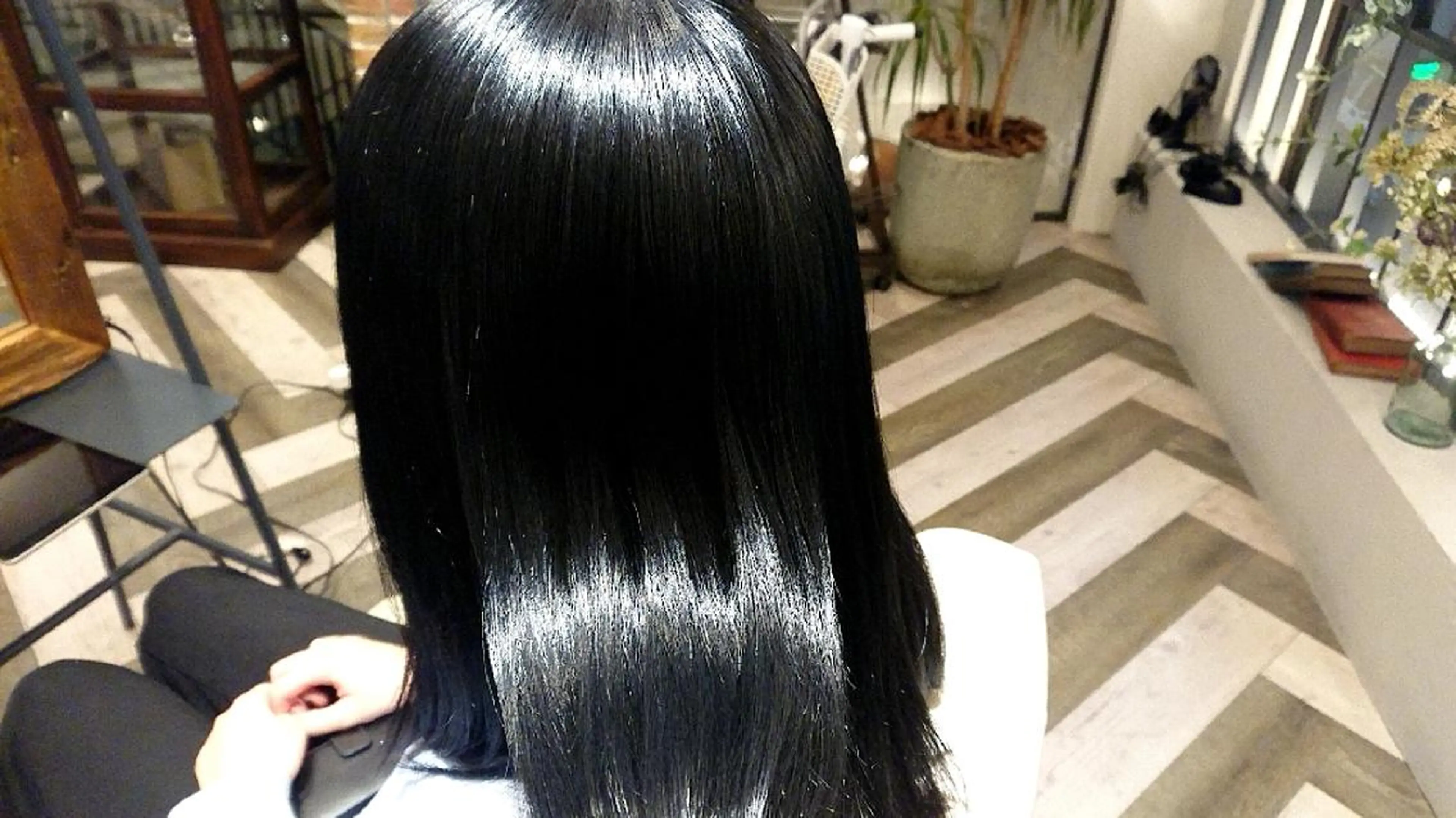 ロング 渡辺 康行のヘアスタイル