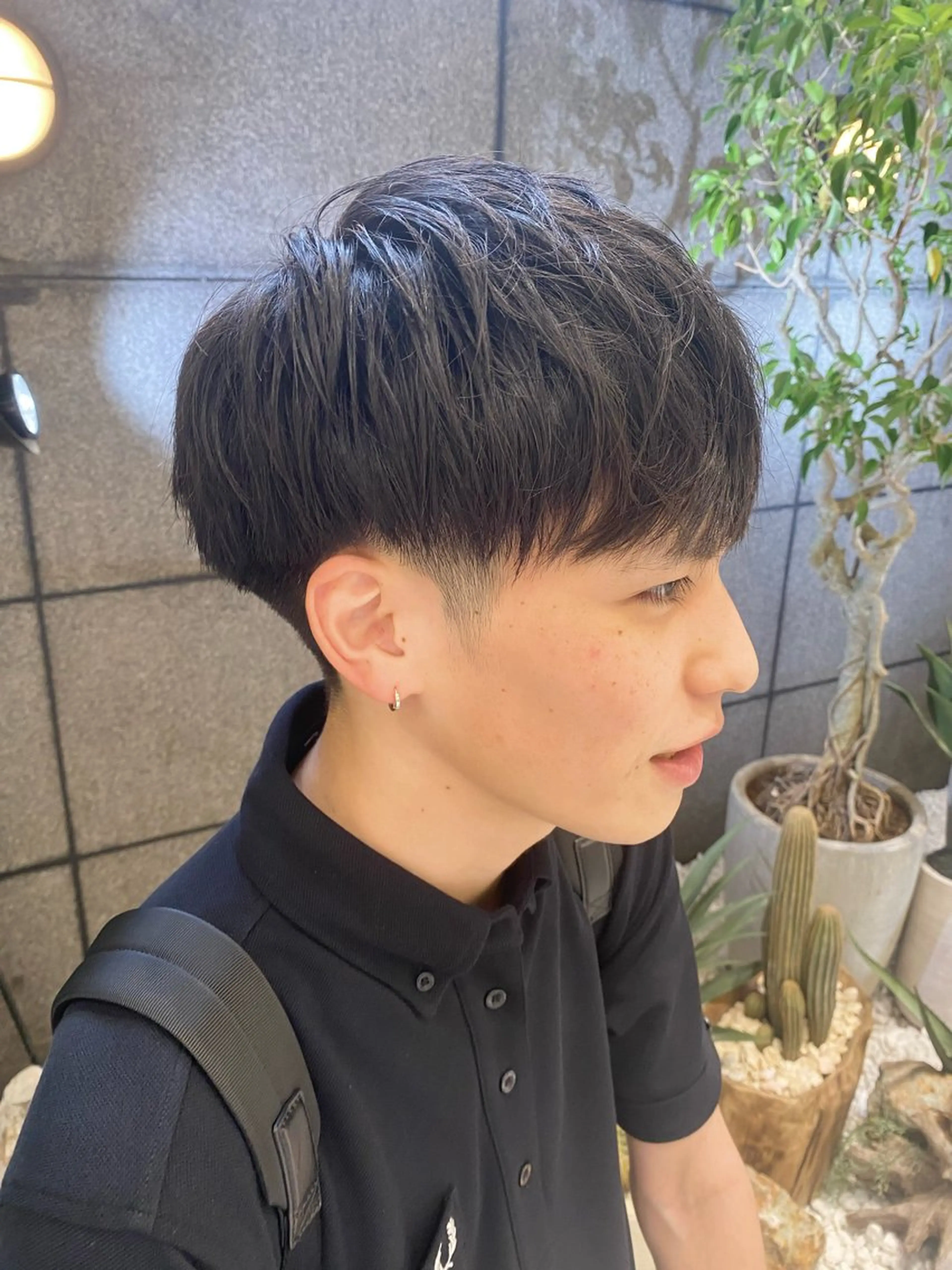 メンズ カット 酸スト/フェザー パーマ/三谷海斗のヘアスタイル