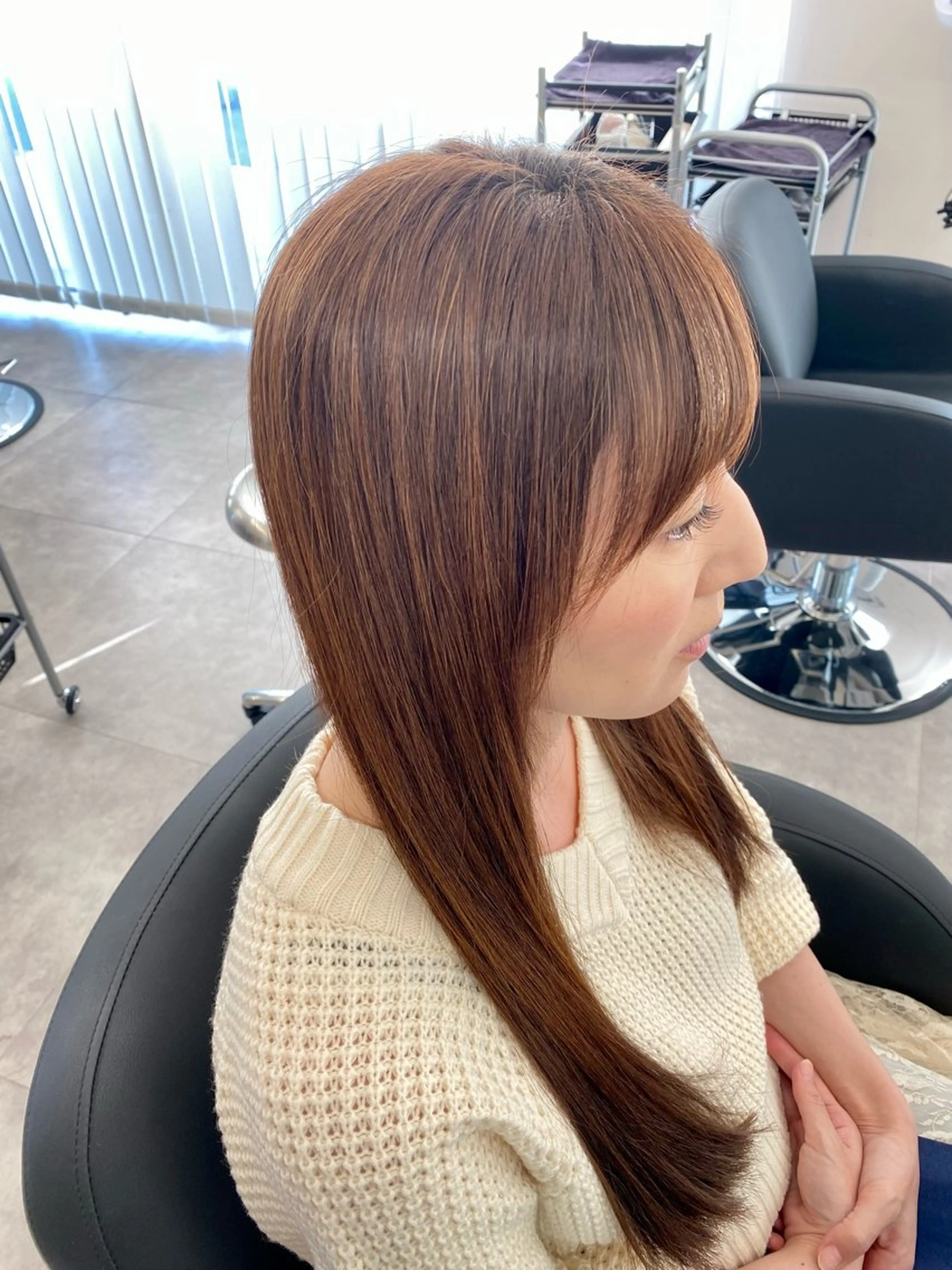 前髪 縮毛矯正👩🏽‍🦱🌟の写真