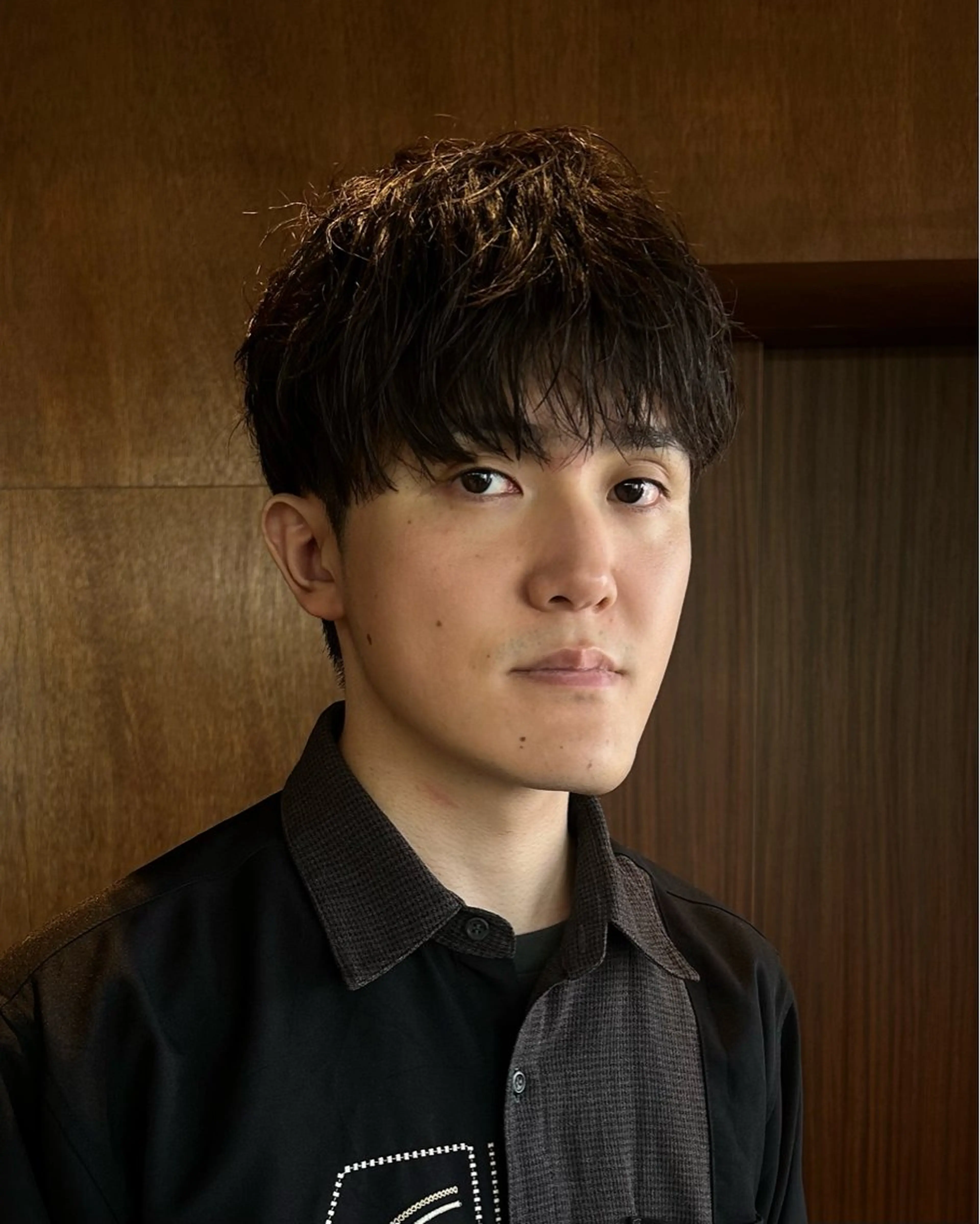 メンズ 柔らかいオリーブ🍃 カラーNatsumiのヘアスタイル