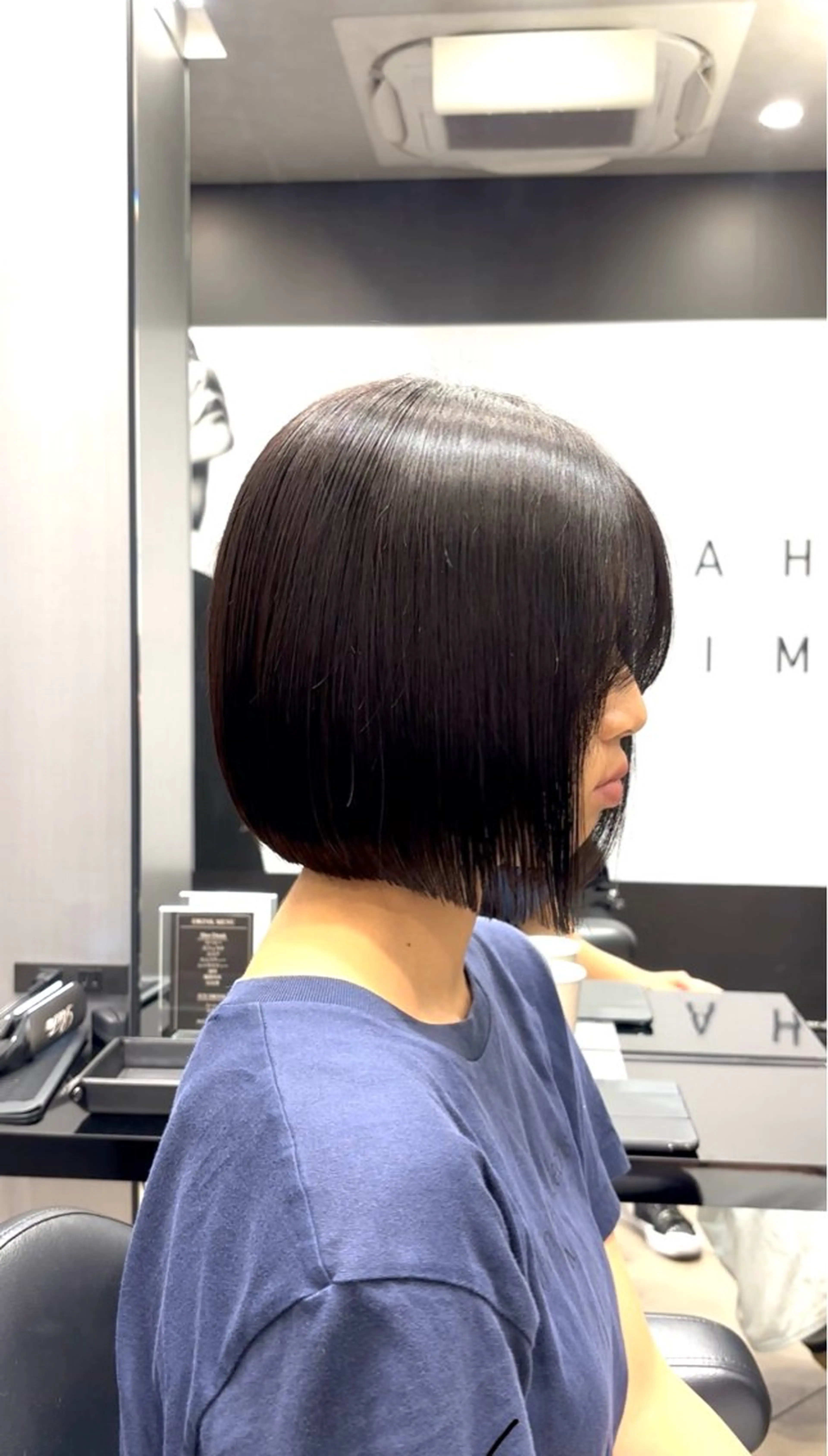 ショート ボブ 縮毛矯正 カット 縮毛矯正 HARUKI  MINATO Japan広島紙屋町店所属・hmj紙屋町店 脊戸智志のエステ・リラクイメージ