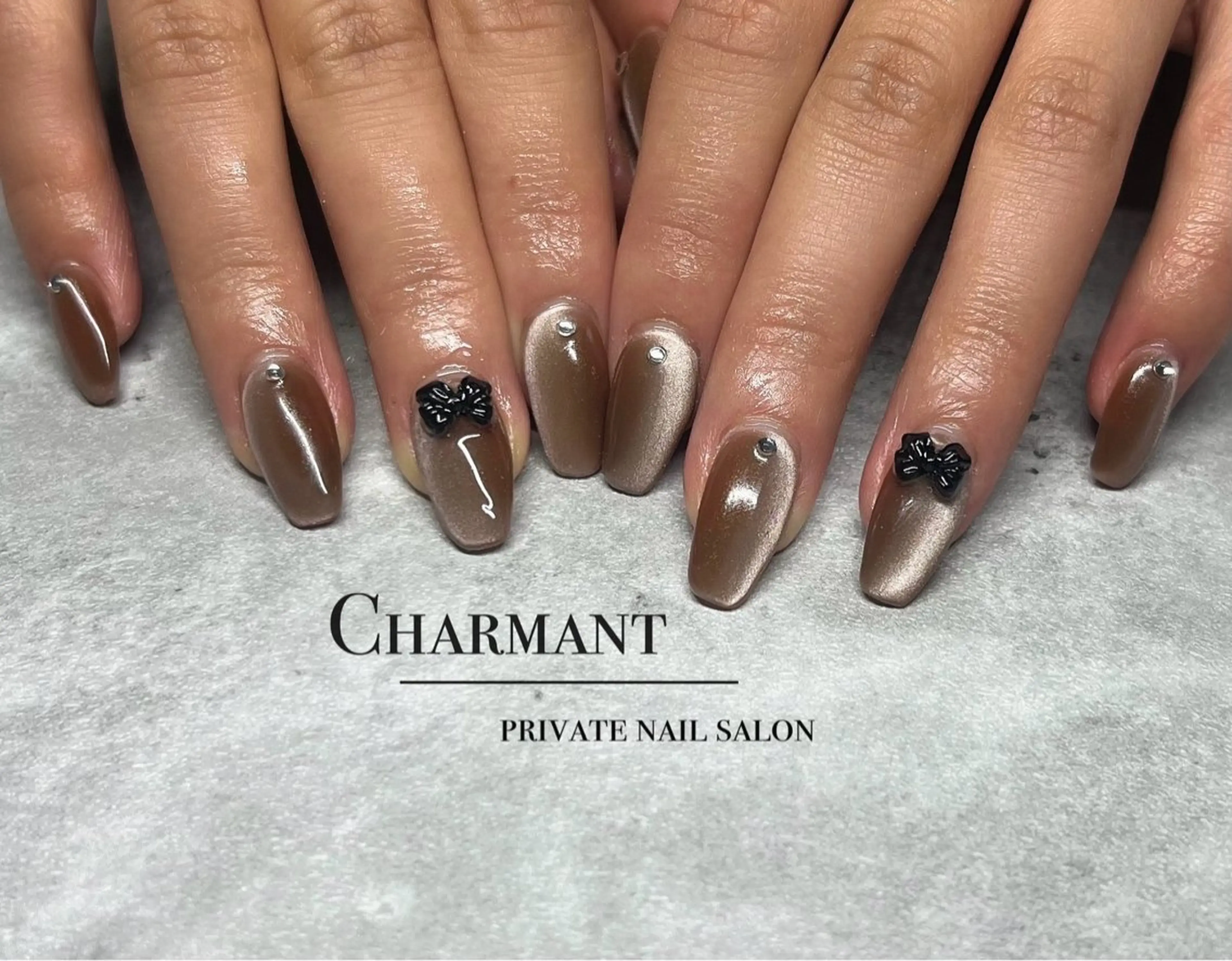 ネイル ハンドネイル Minako 【Charmant】のネイルデザイン