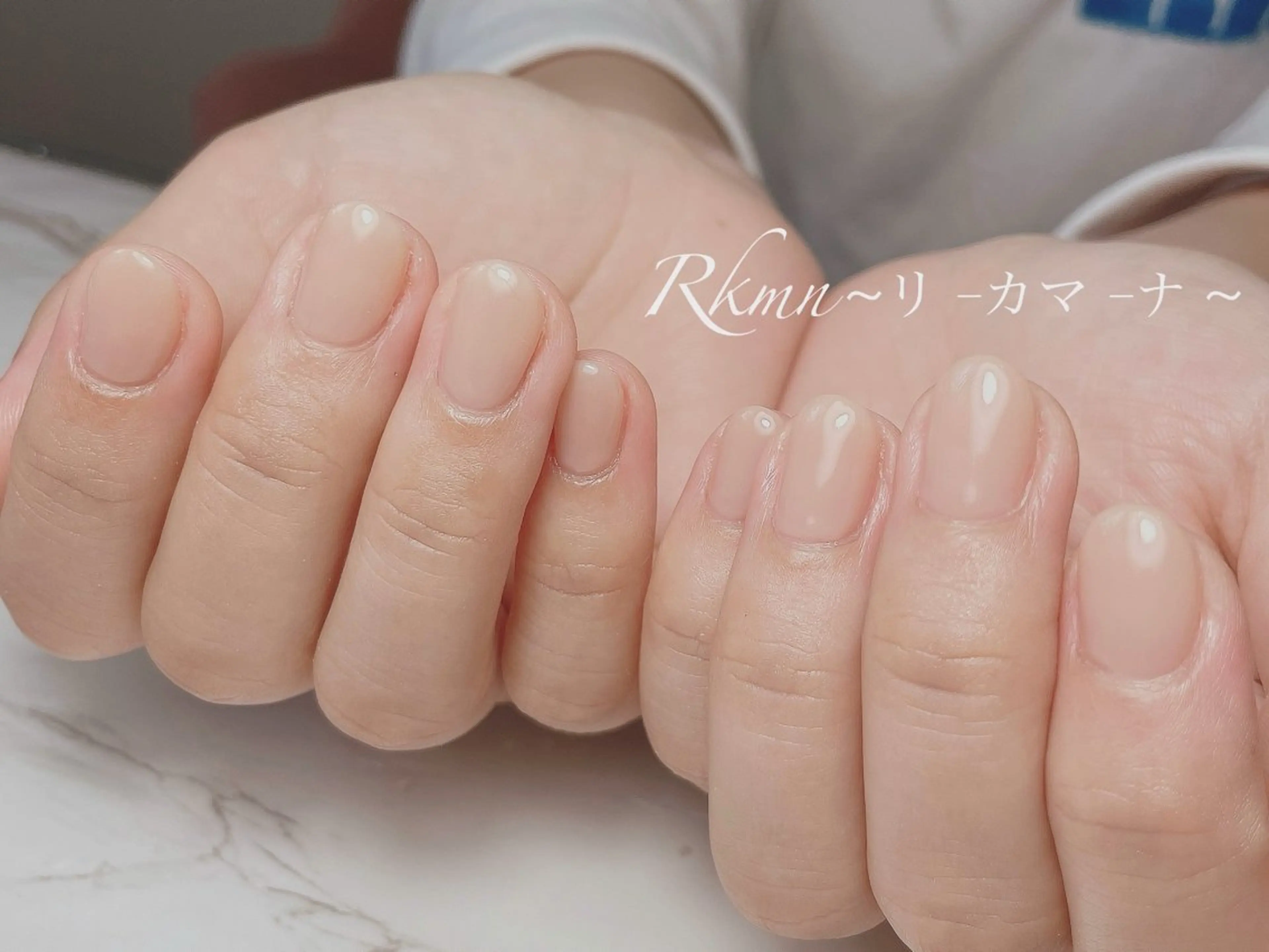 ネイル アートネイル ワンカラーネイル 春ネイル ハンドネイル フットネイル ハンドケア Rkmn ~リ-カマ-ナ~のネイルデザイン