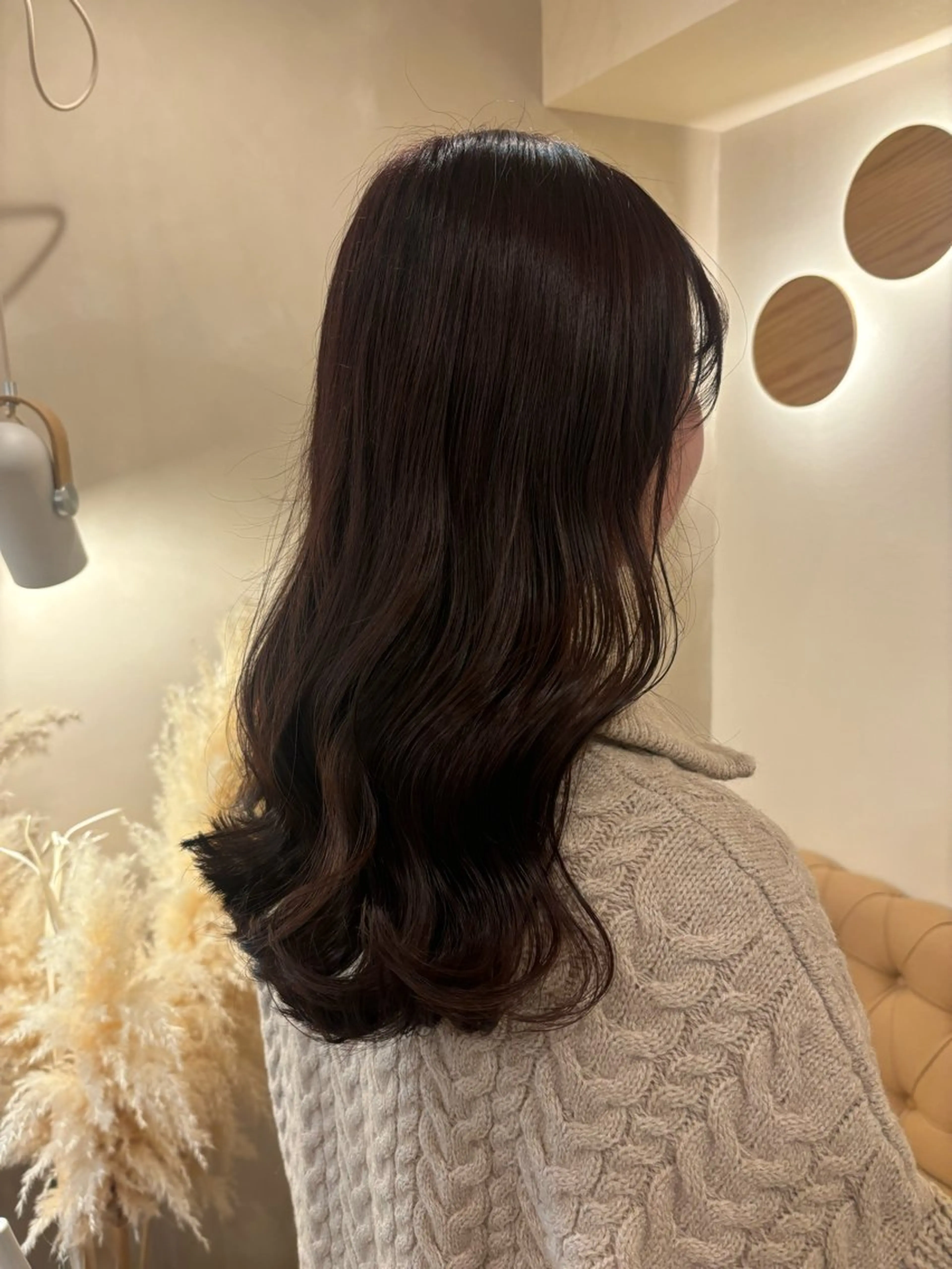 ロング カラー ヘアカラー トリートメント ミルクティ/ピンク/ レイヤー/yuriaのヘアスタイル