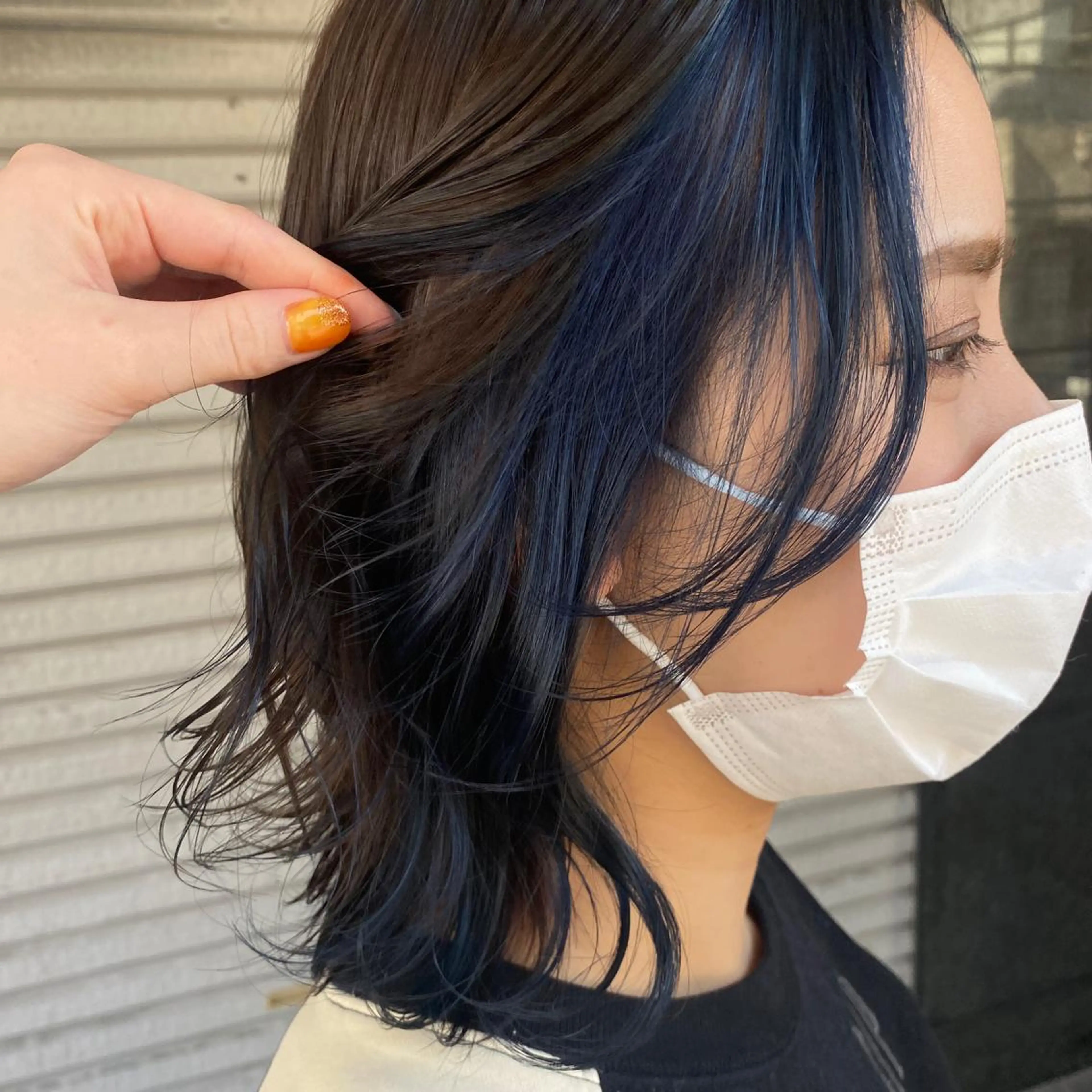 ミディアム カラー 舟橋 りんかのヘアスタイル