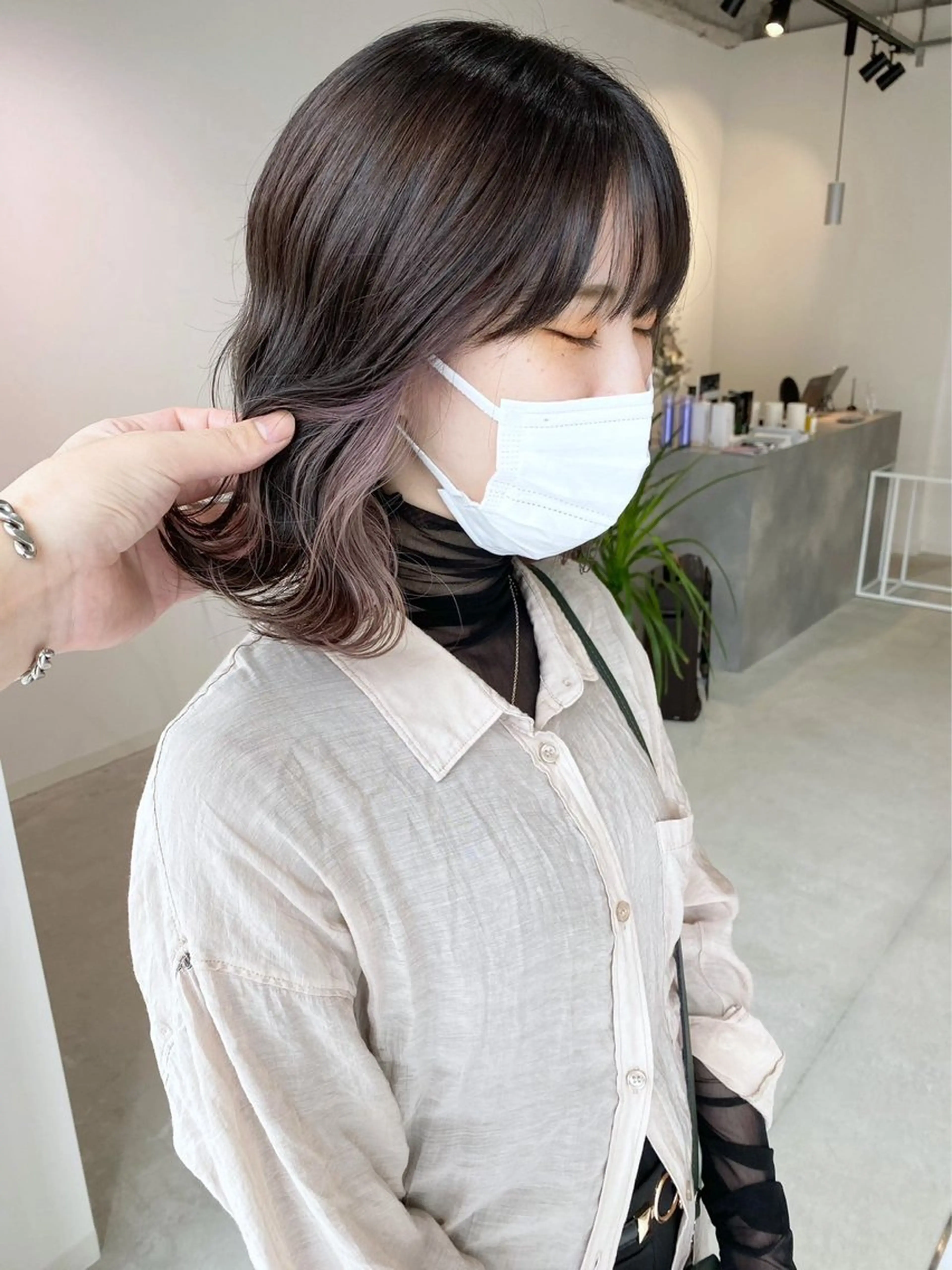 【さりげないオシャレに☆】イヤリングカラー＋1stepトリートメント￥10,000の写真