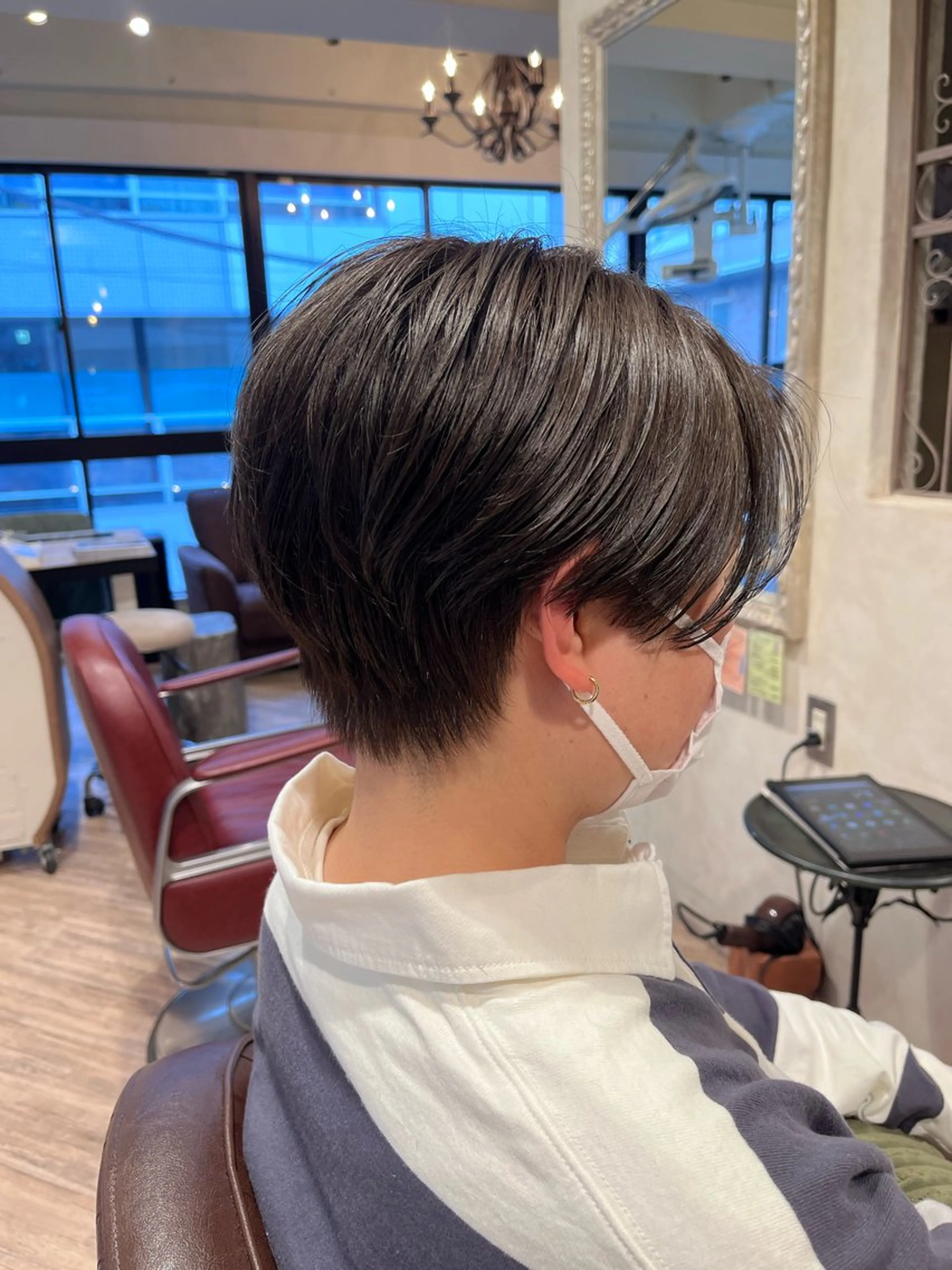 ショート カラー ハンサムショート ショートヘア カット ヘアカラー 五十嵐ゆり 美髪カラー　武蔵小杉のヘアスタイル