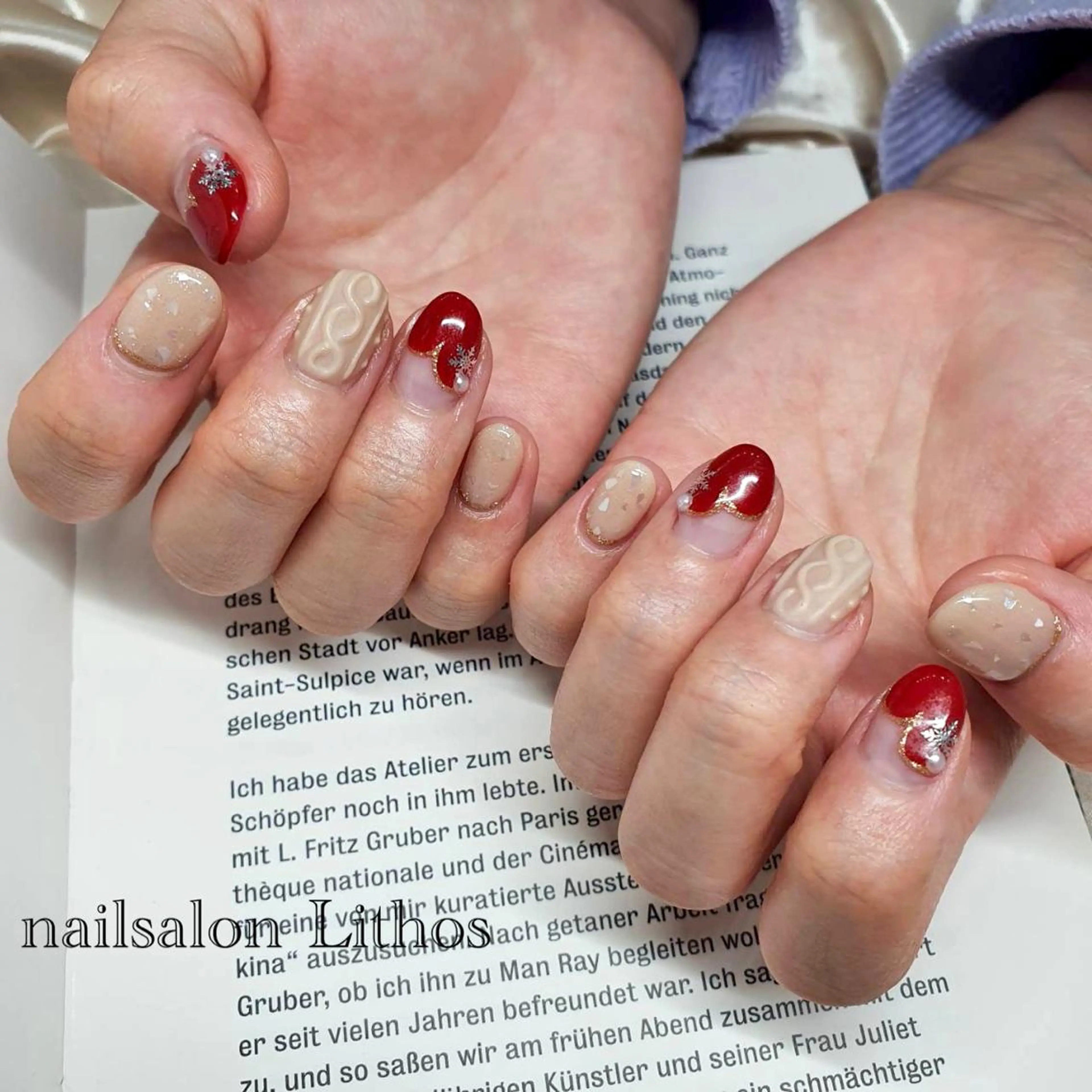 ネイル ハンドネイル nailsalon Lithos所属・nailsalon Recontreのネイルデザイン