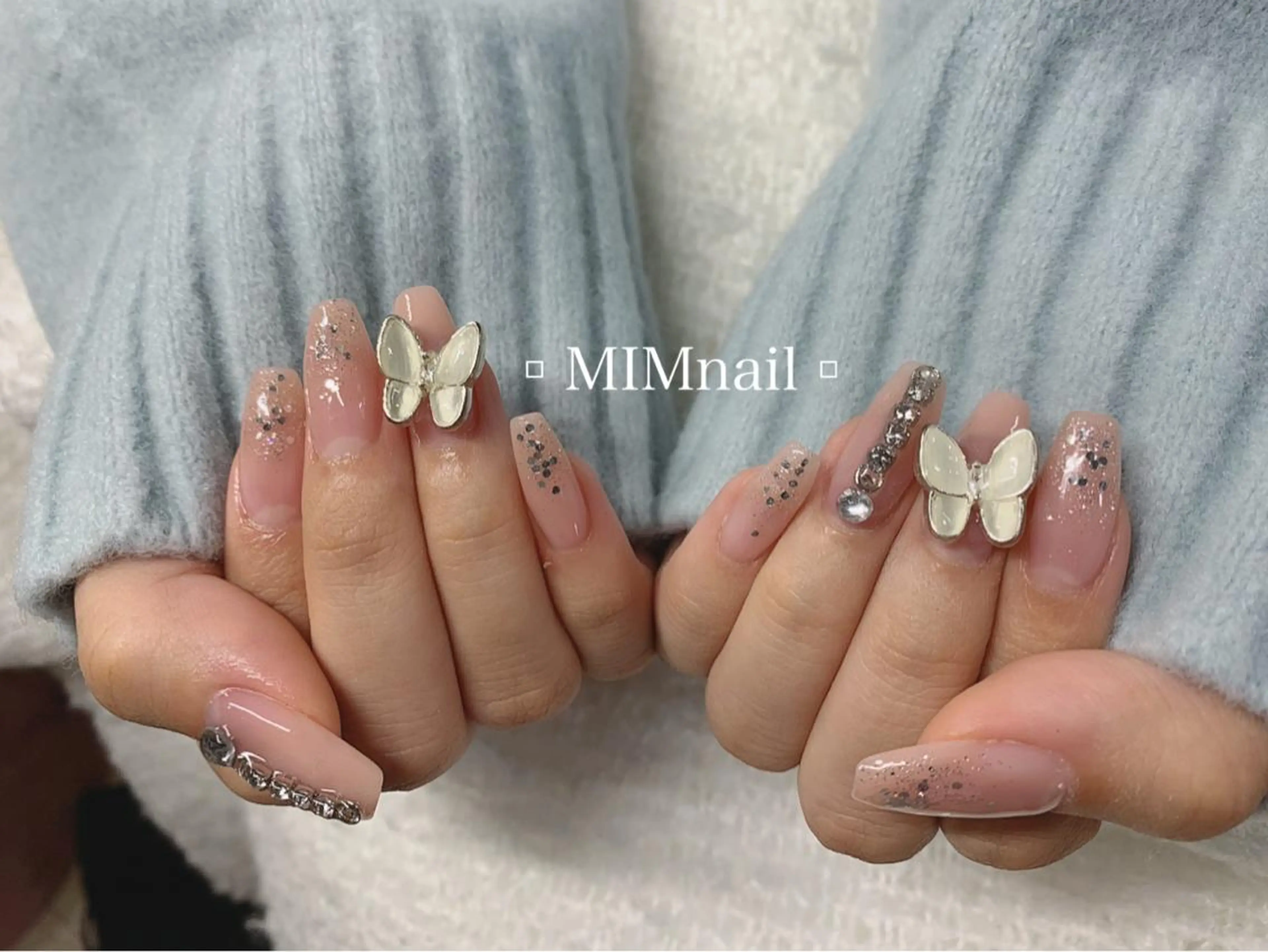 ネイル スカルプネイル *･*MIMnail *･゜ﾟ･*:･*のネイルデザイン