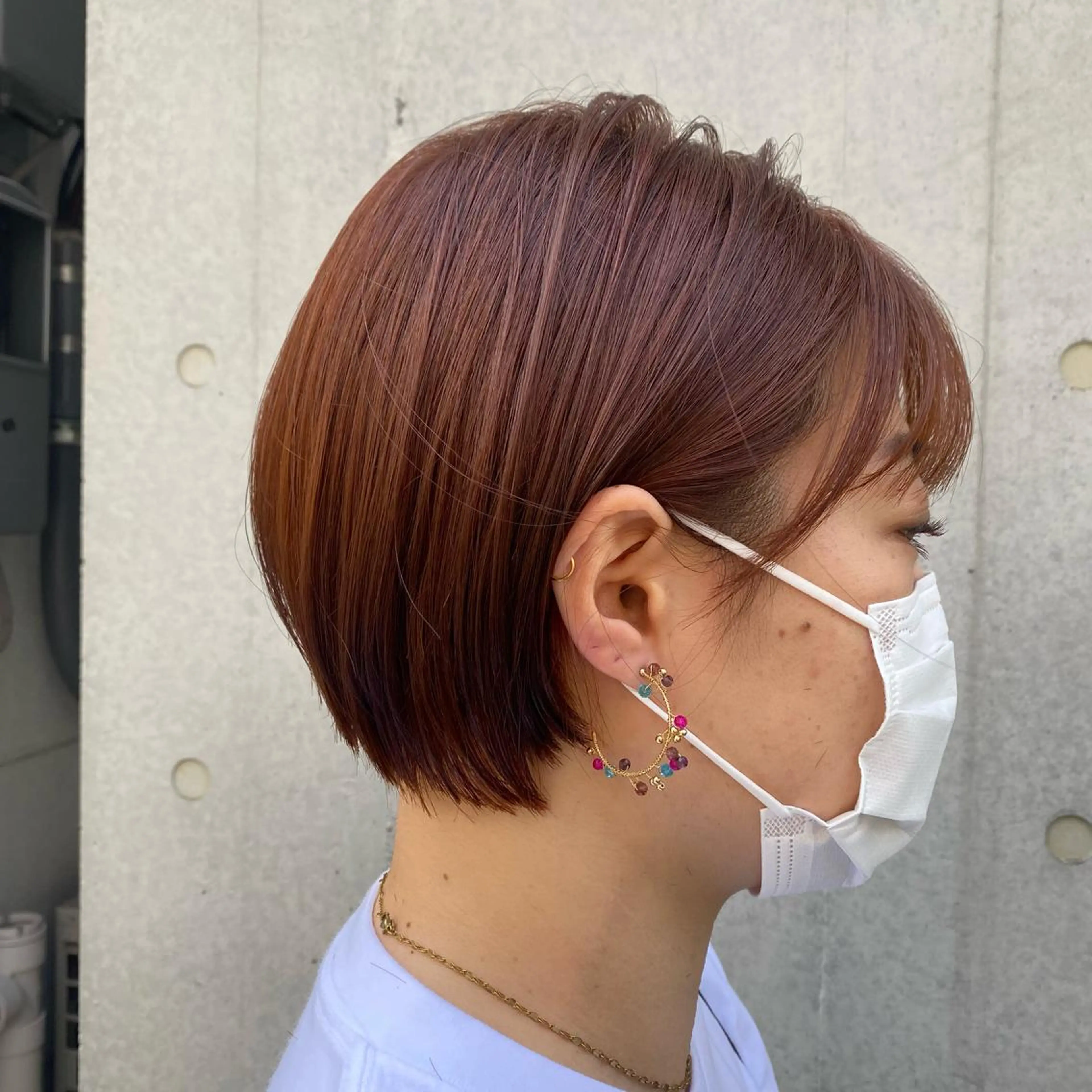 ショート カラー 🪭risa 暖色/レイヤー🪭のヘアスタイル