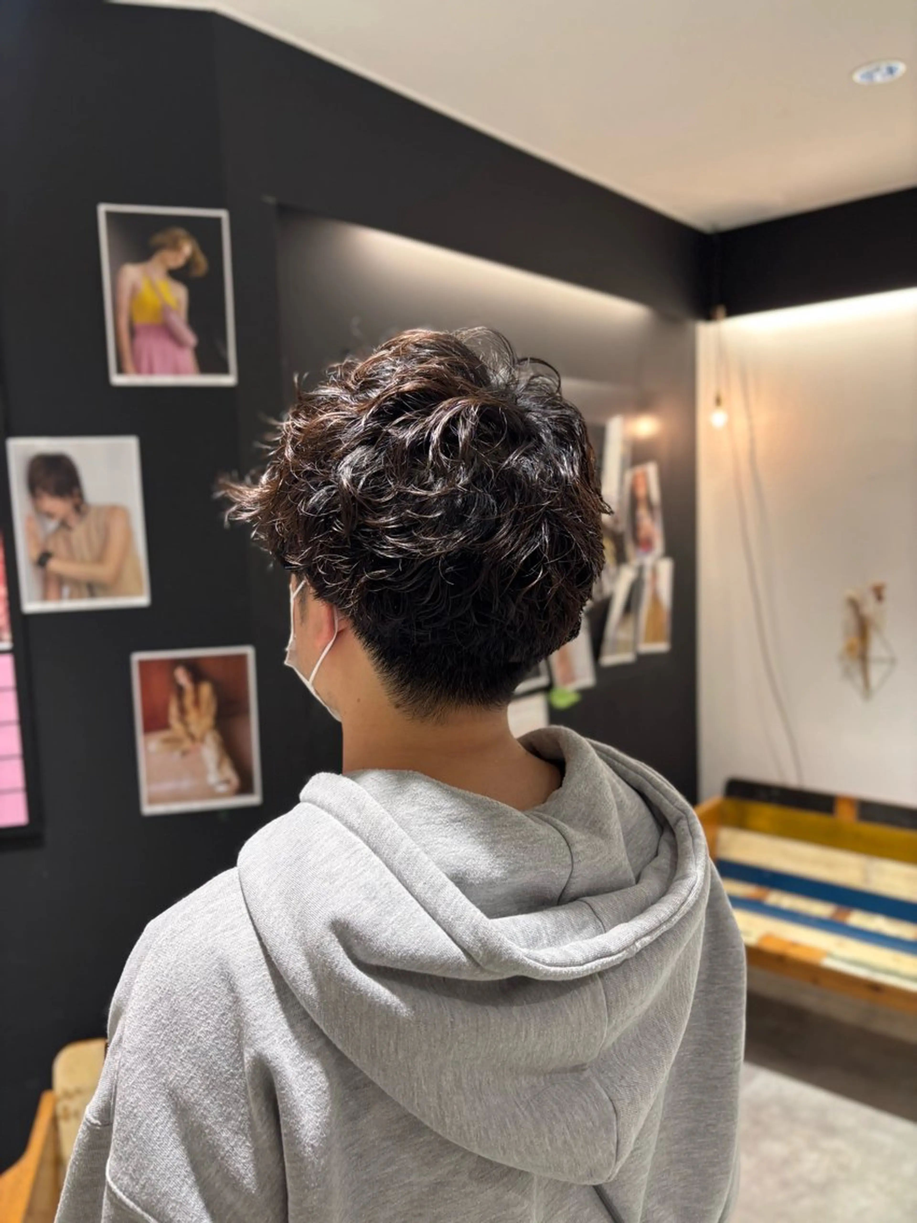 ⚗️メンズ⚗️カット＋波巻きパーマ🌀の写真