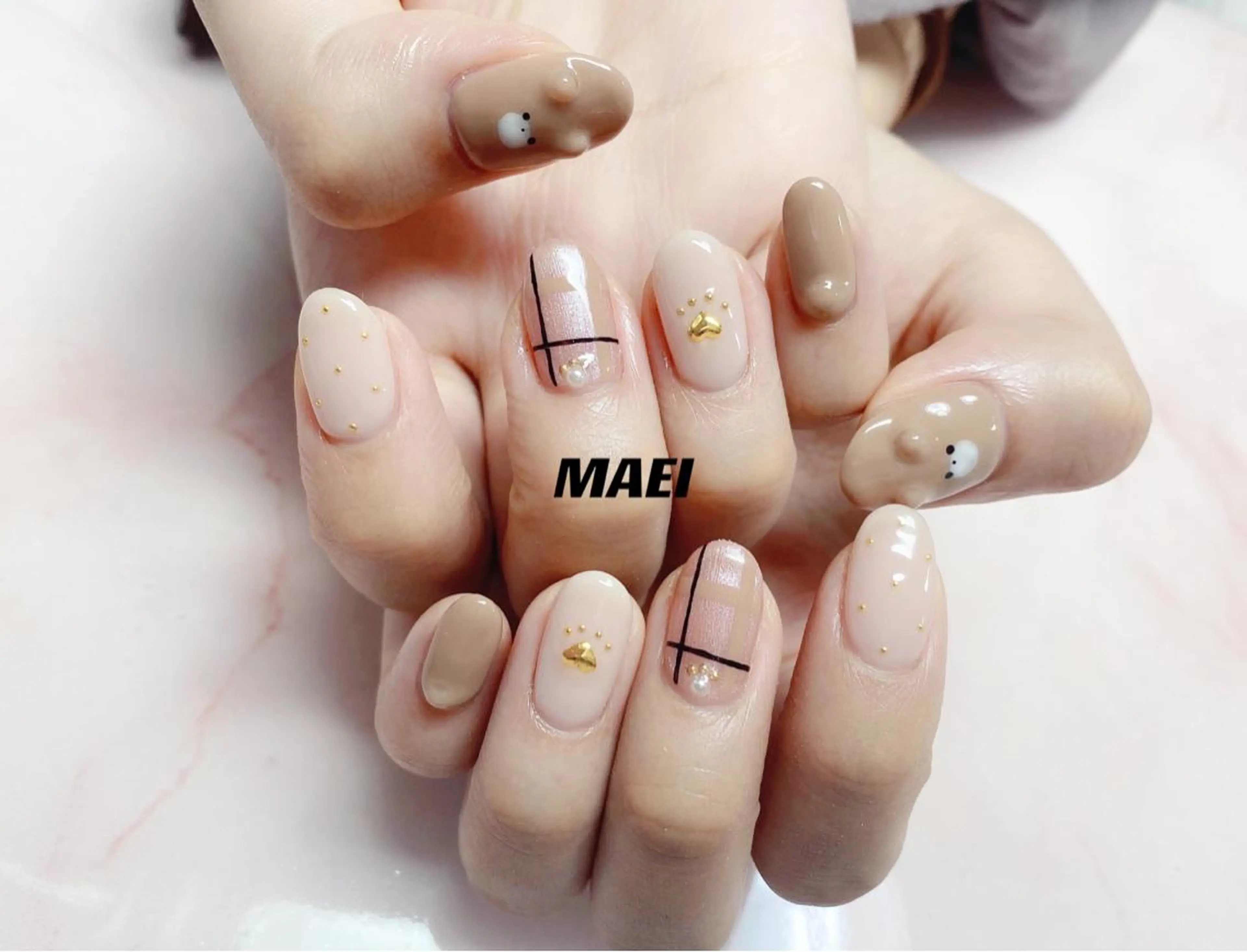 カラー ネイル ハンドネイル ハンドケア NIMO ネイルサロンのネイルデザイン