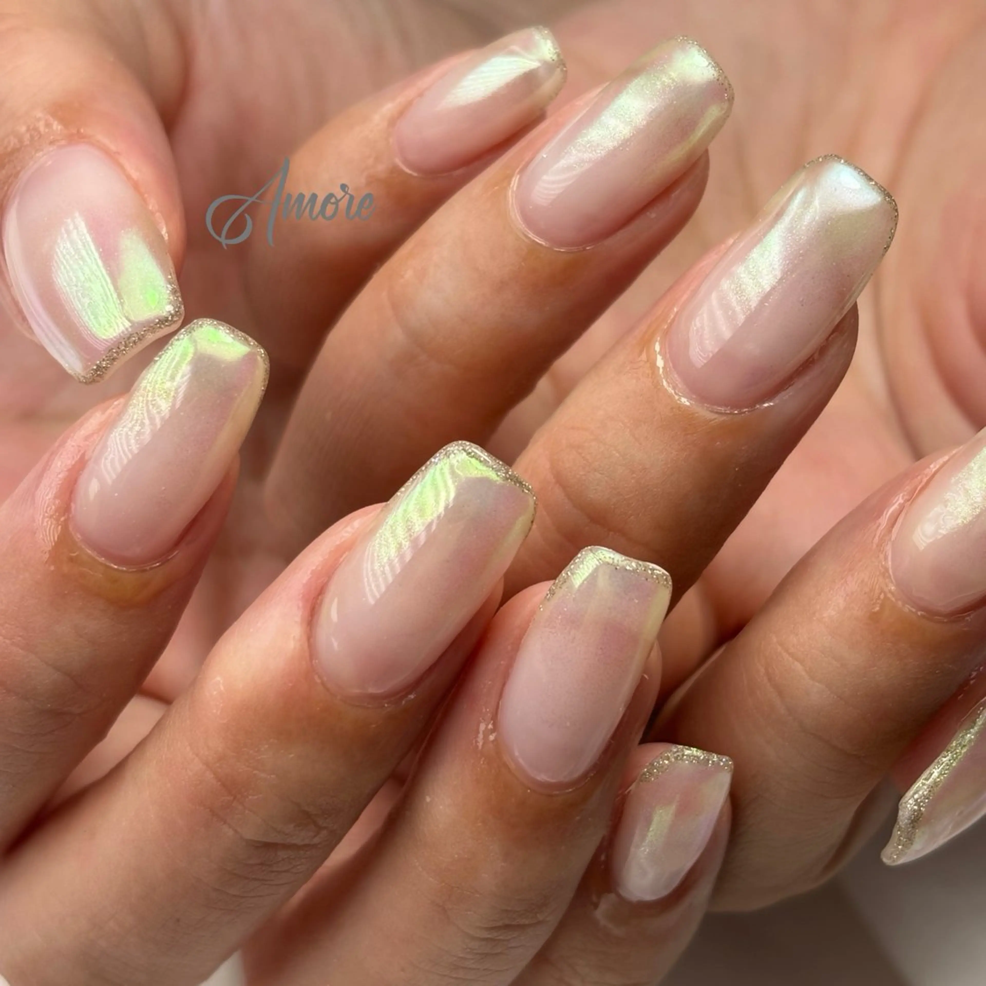 ネイル ジェルネイル キラキラネイル 韓国ネイル マグネットネイル パラジェル You kyehwaのネイルデザイン