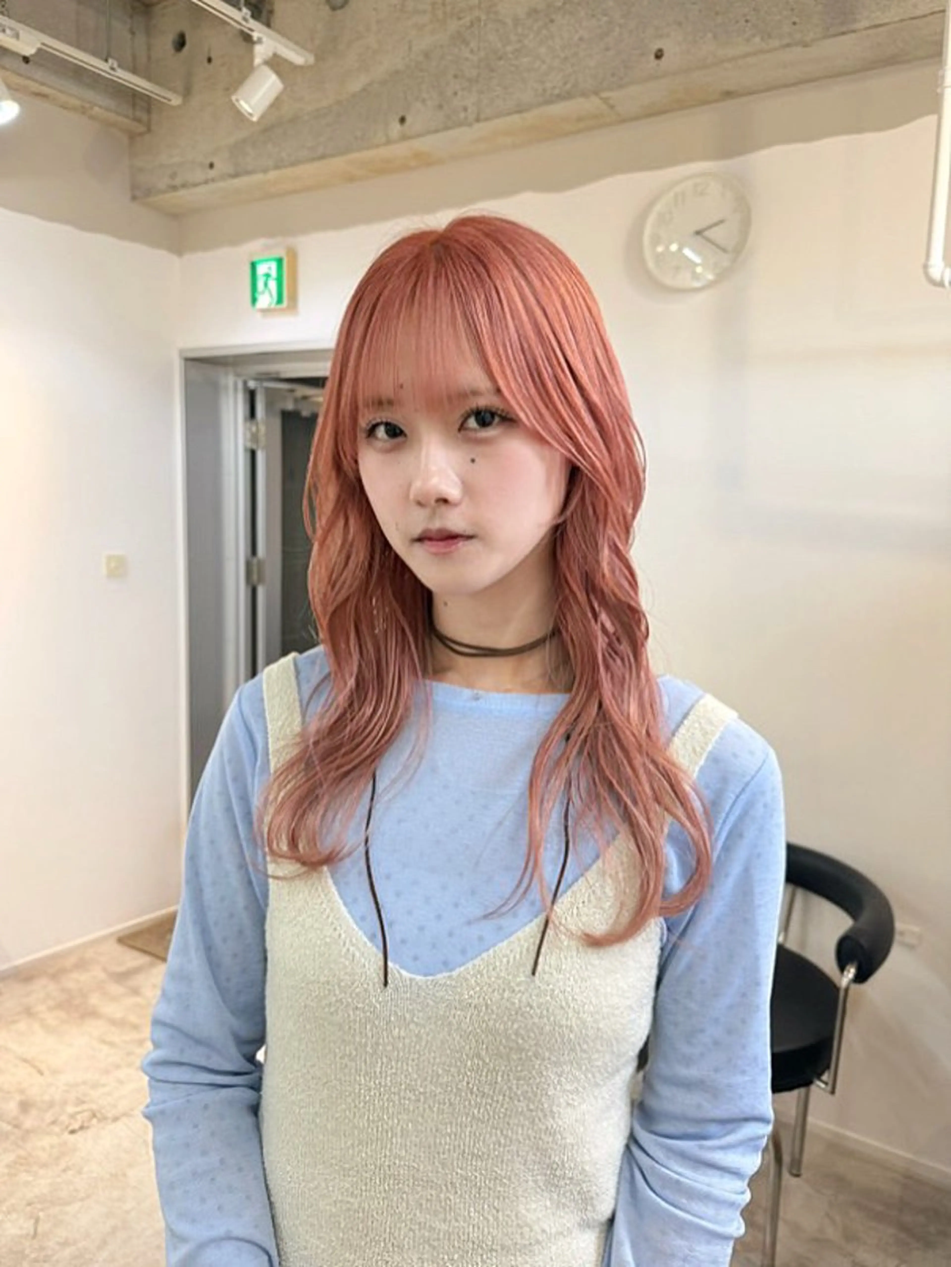 ロング カット ヘアカラー トリートメント fit /Rihoのヘアスタイル