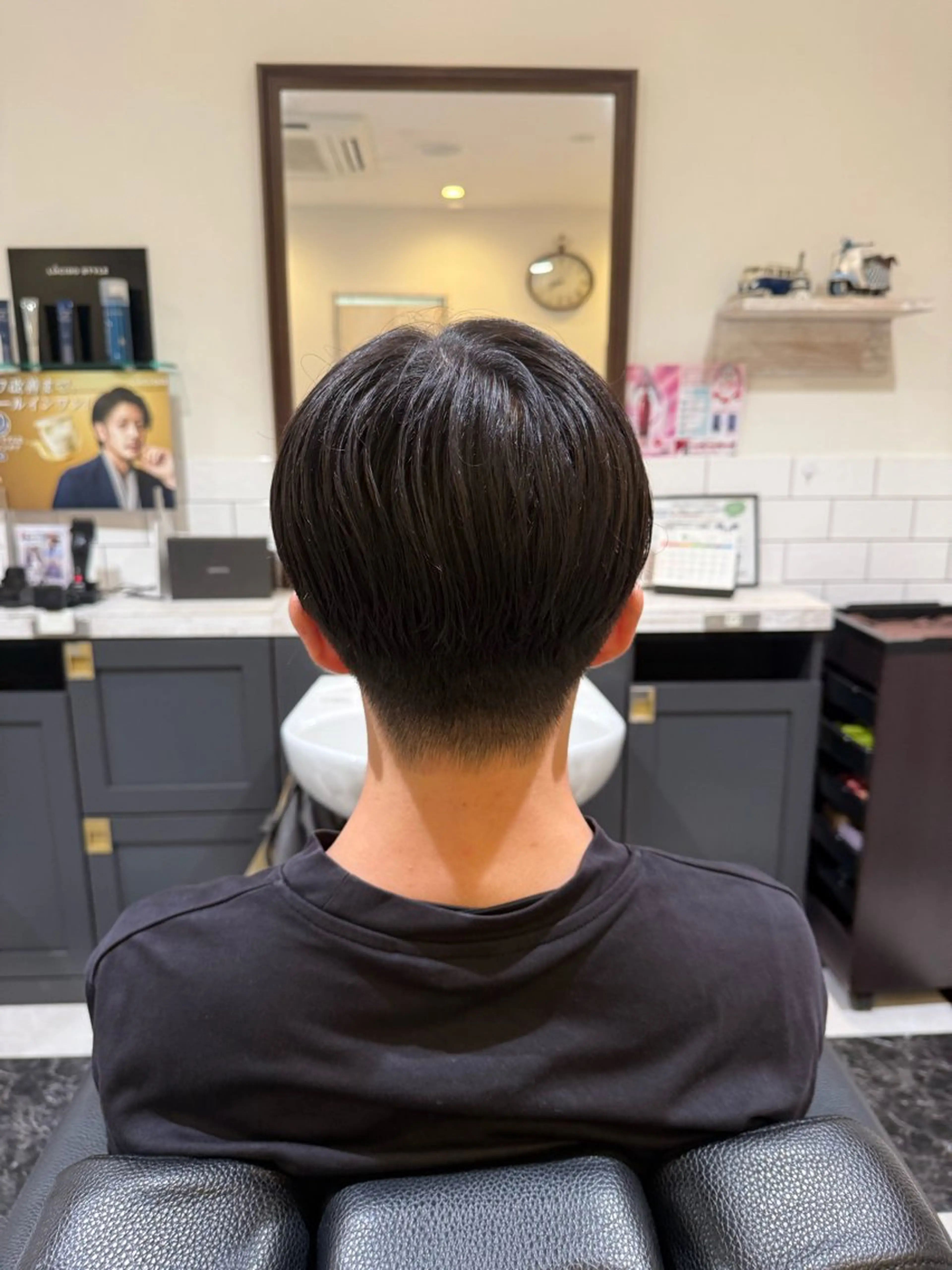 ミディアム メンズ 似合わせカットパーマ 長峯丈士のヘアスタイル