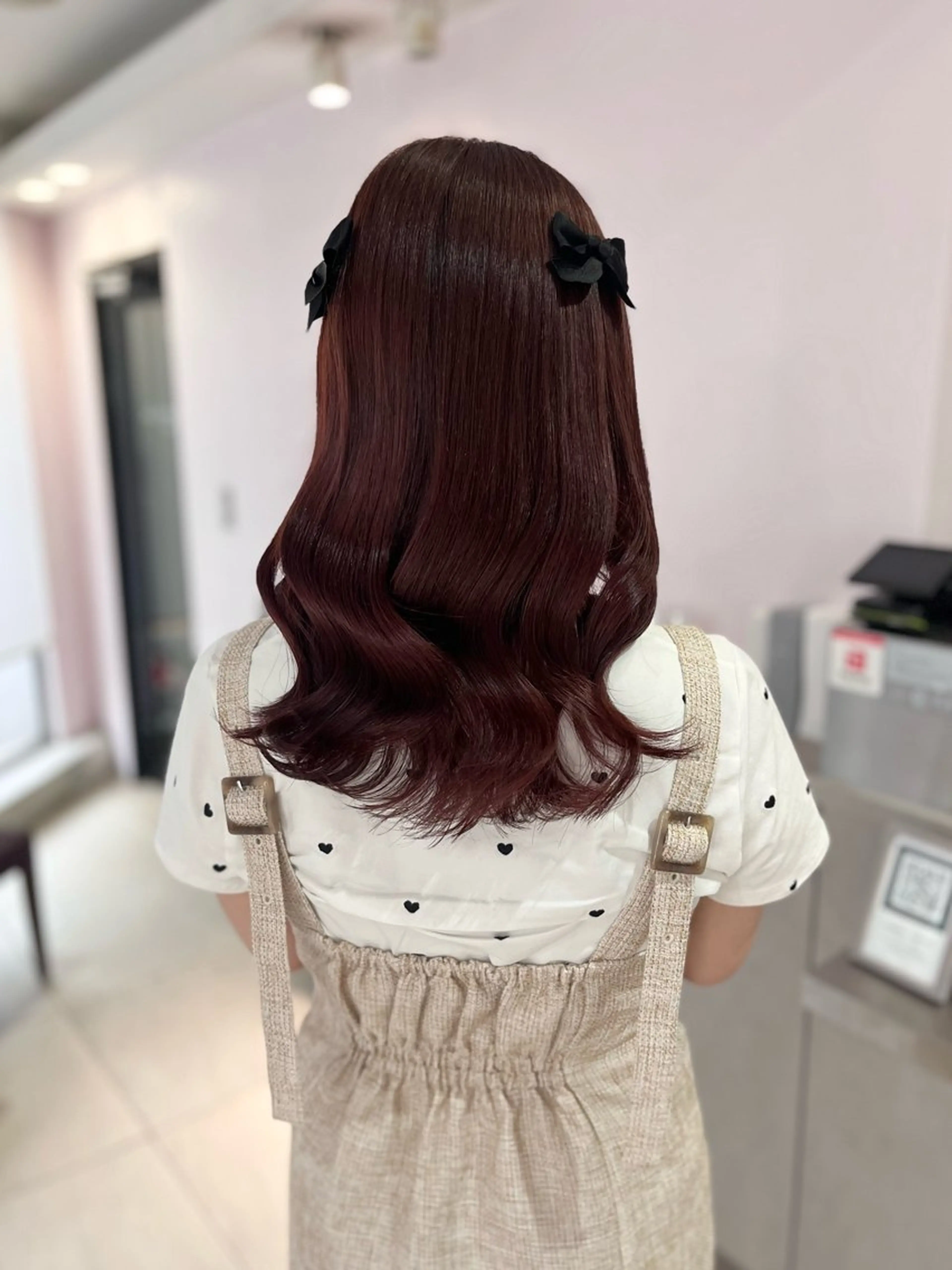 セミロング カラー ヘアアレンジ yuuna モデル募集中🤍のヘアスタイル