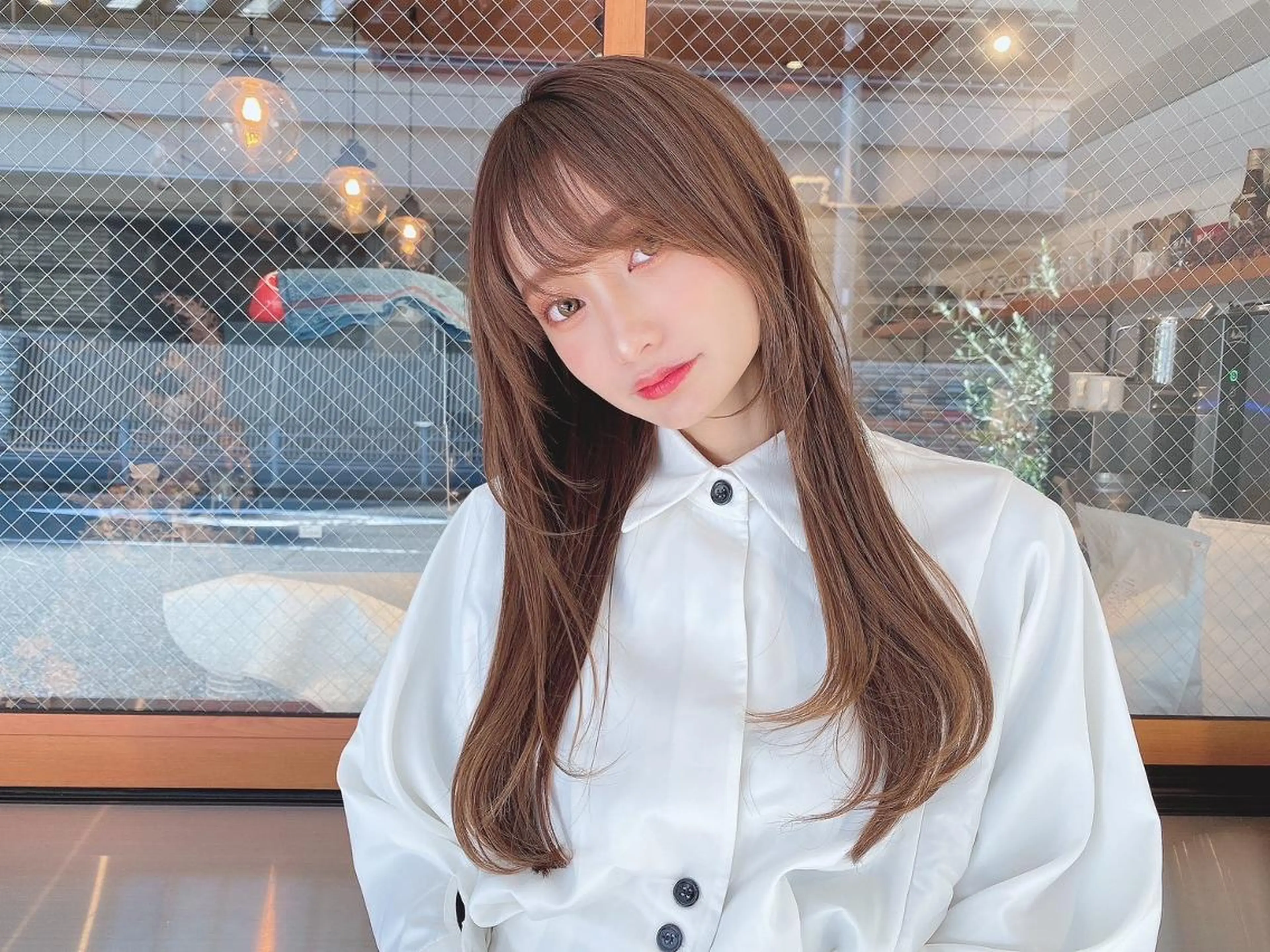 ミディアム 梅田茶屋町 Yutaのヘアスタイル