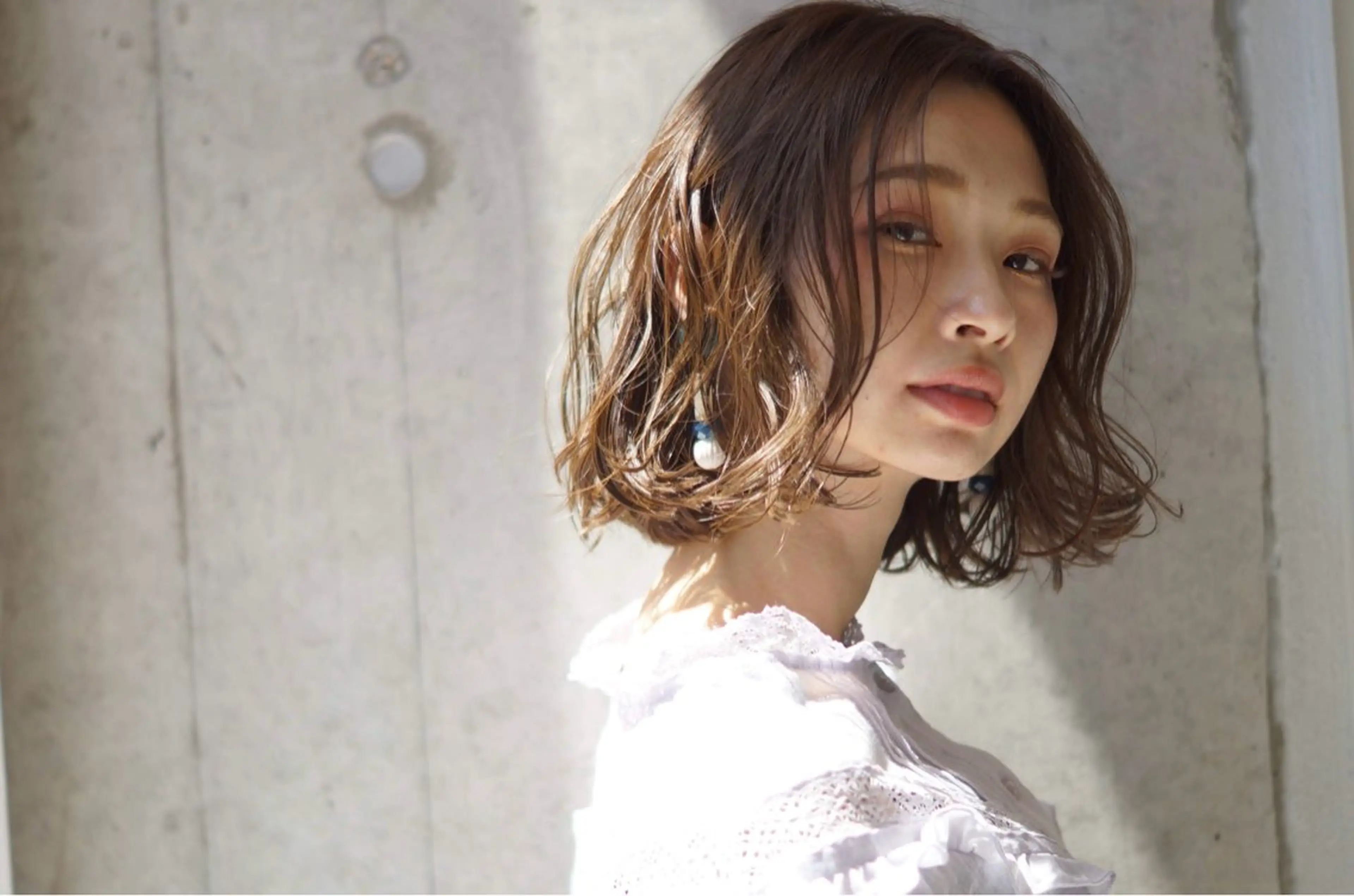 パーマ カット ヘアカラー 縮毛矯正 トリートメント hoNua. 栄/透明感カラーのヘアスタイル