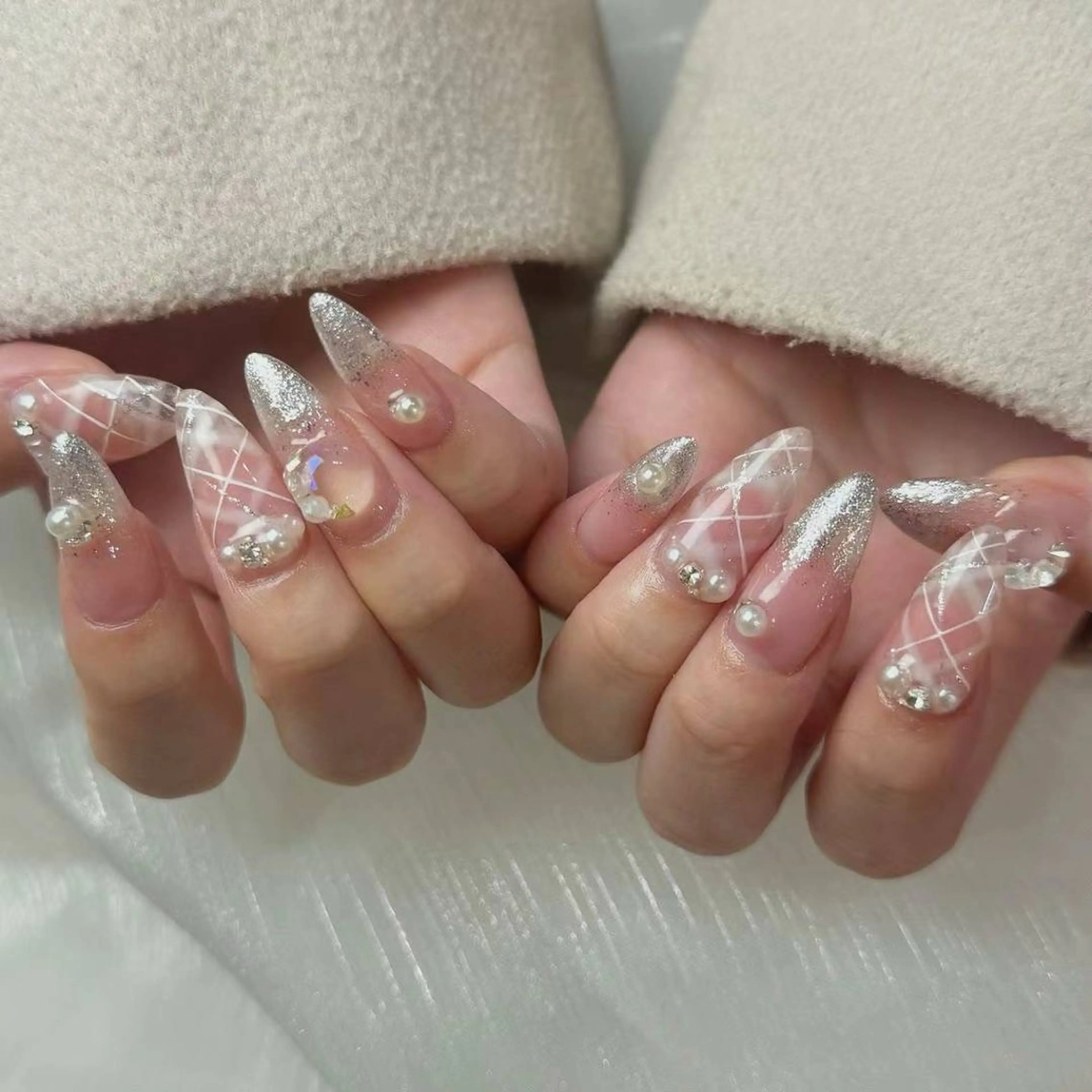 ネイル アートネイル フラワーネイル フットネイル ジェルネイル マグネットネイル Babarla Nailのネイルデザイン