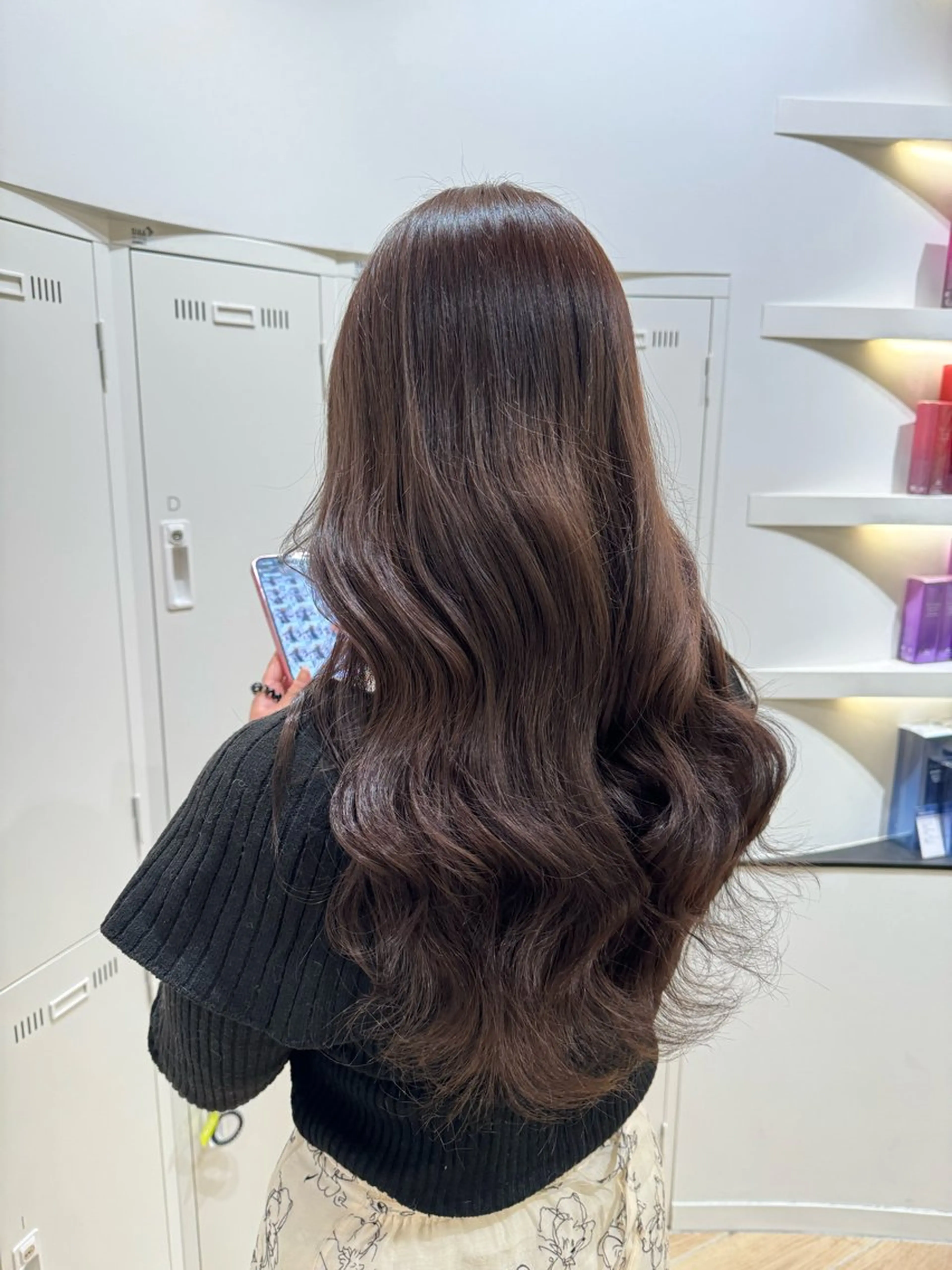 ロング カラー 垢抜け/レイヤー/ ハイトーン/アスナのヘアスタイル