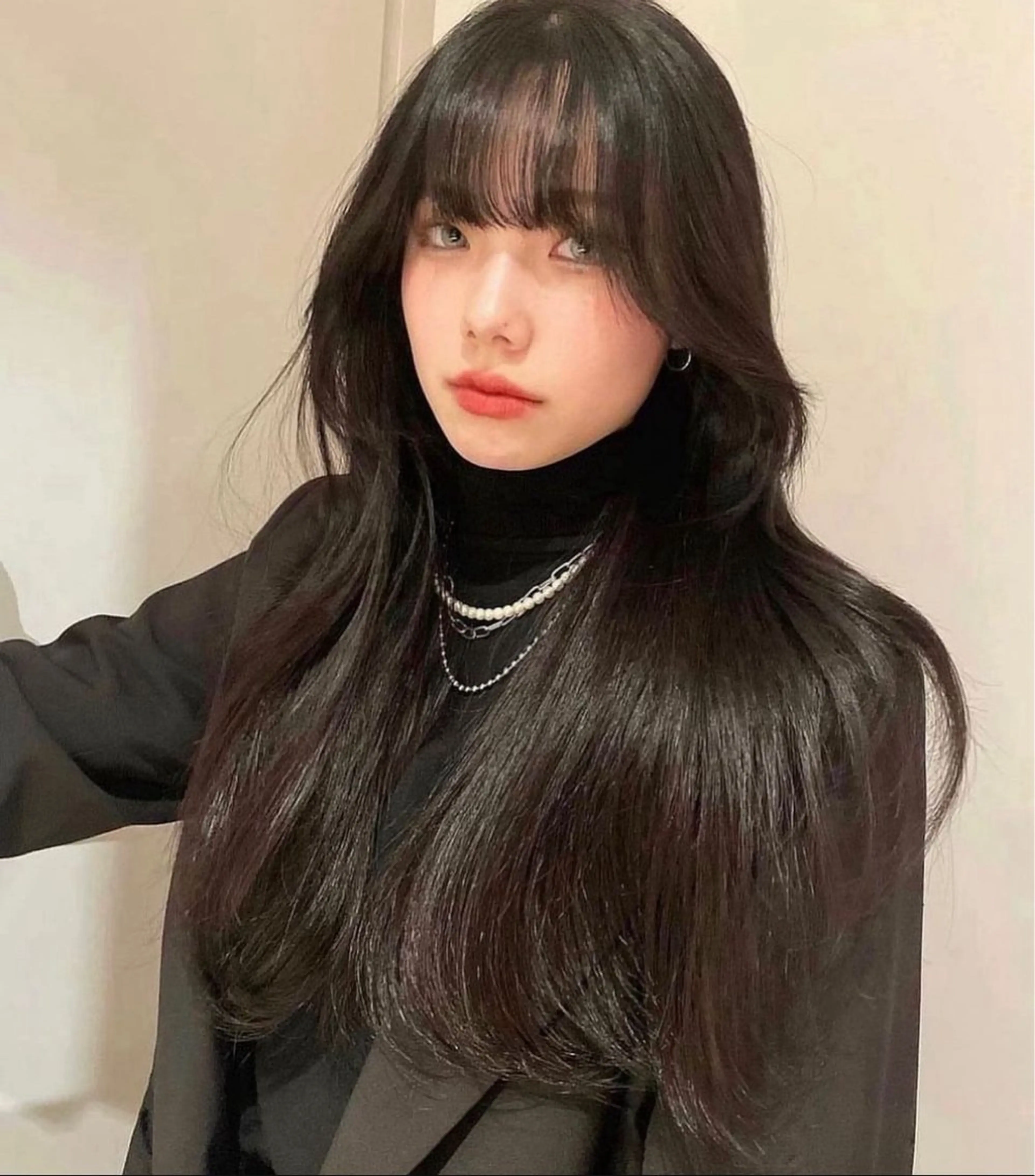 ロング カラー カット ヘアカラー トリートメント ヘアセット 🫧🇰🇷韓国ヘア レイヤー🐺Yutaのヘアスタイル