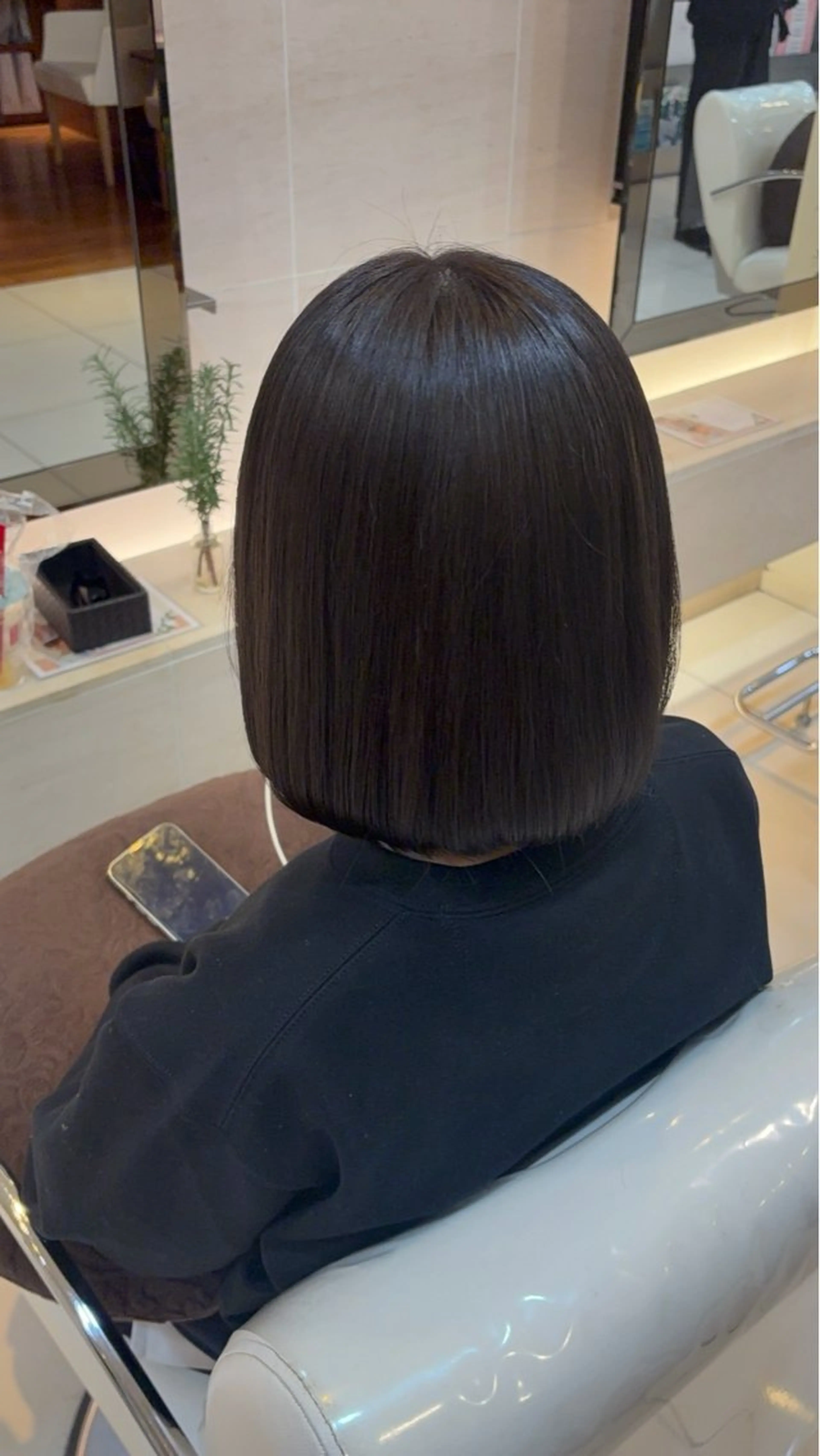 ミディアム カラー ヘアカラー 坂田 愛彩萌のヘアスタイル