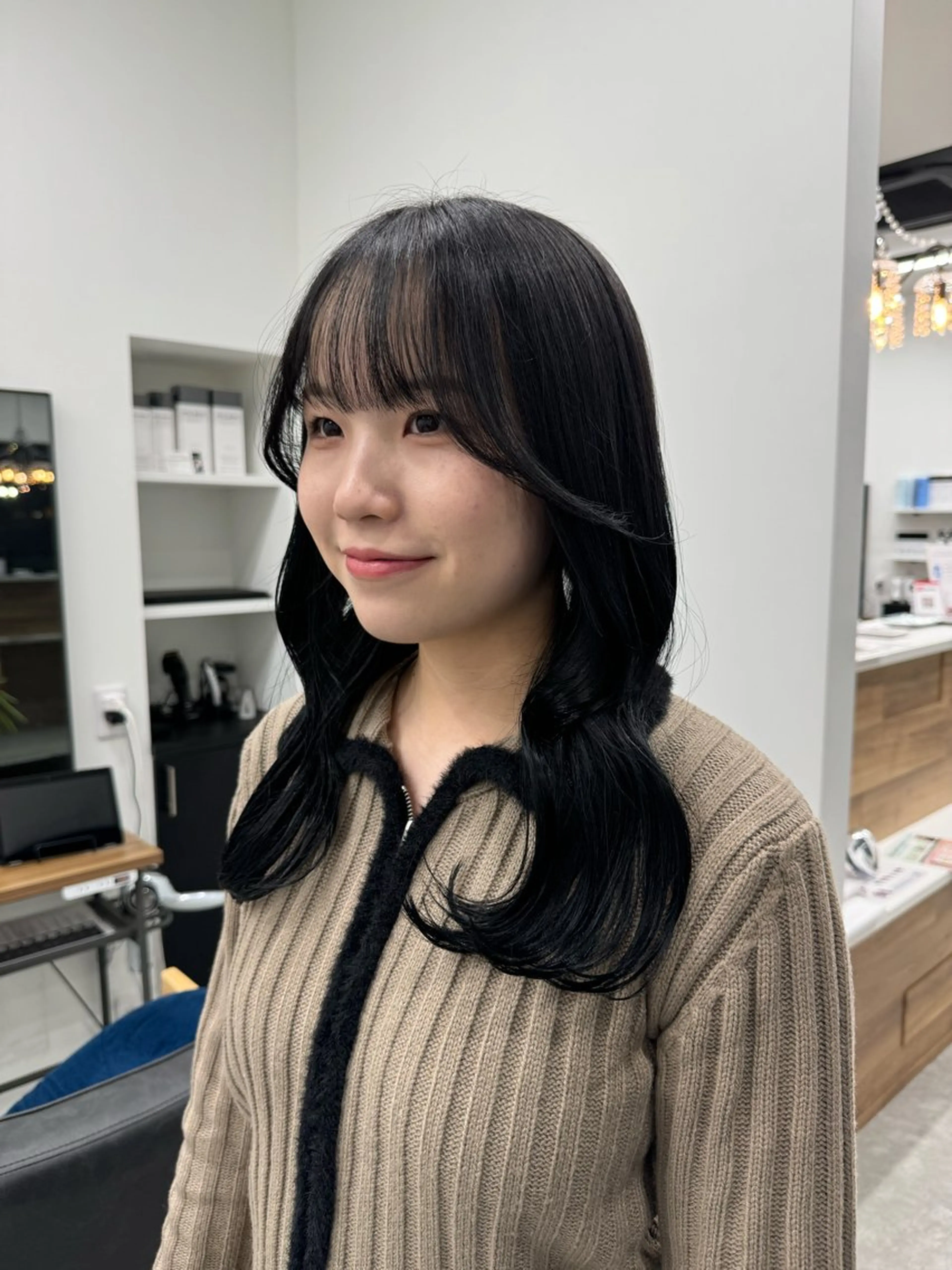 【口コミ割引🎀ྀི迷ったらコレ】似合わせカット+トレンドカラー+オージュア2step TRの写真