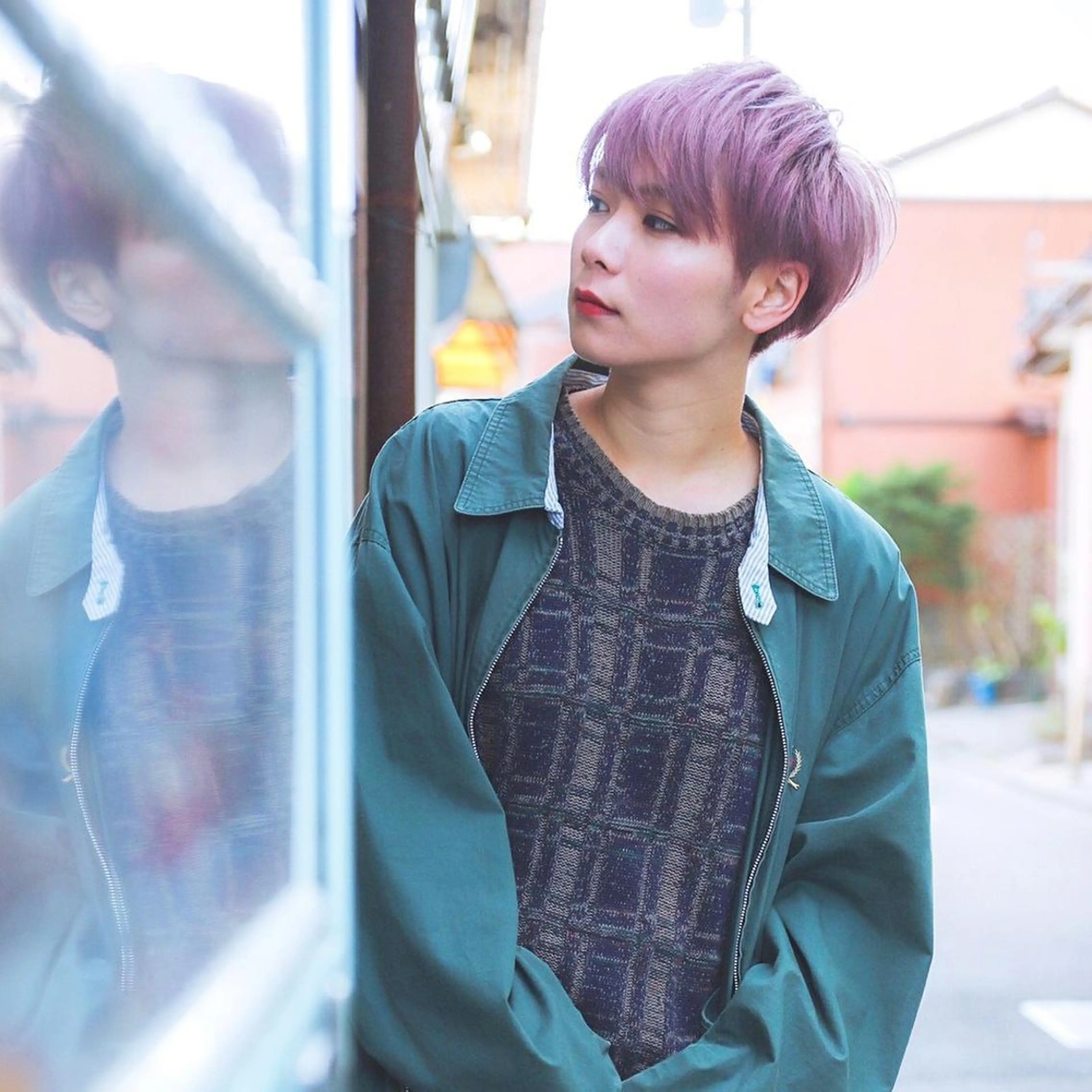 ショート カラー カット パーマ ヘッドスパ アブアイ所属・艶髪・酸性ストレート フリツのヘアスタイル