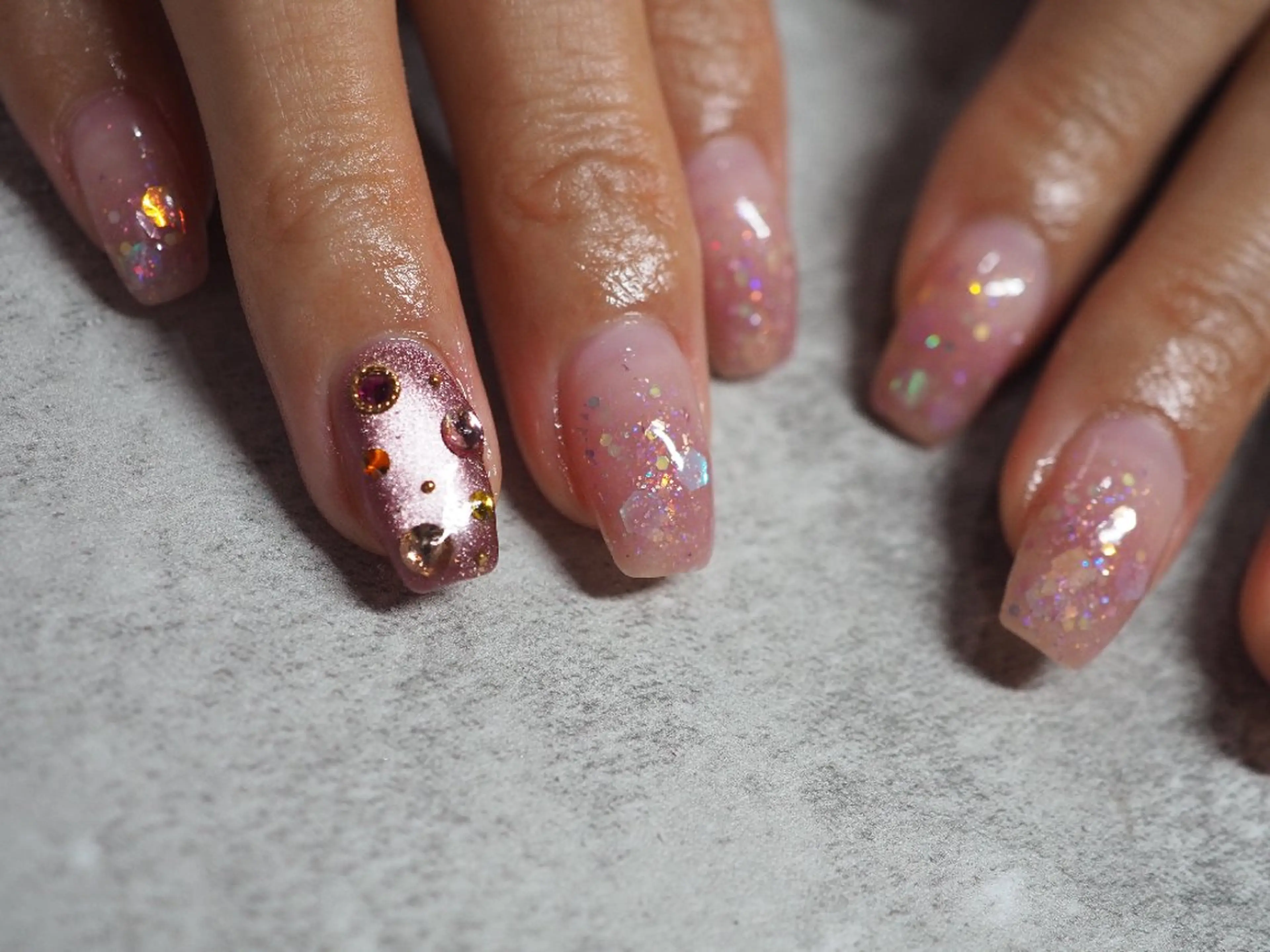 ネイル ハンドネイル glaNje 福光のネイルデザイン