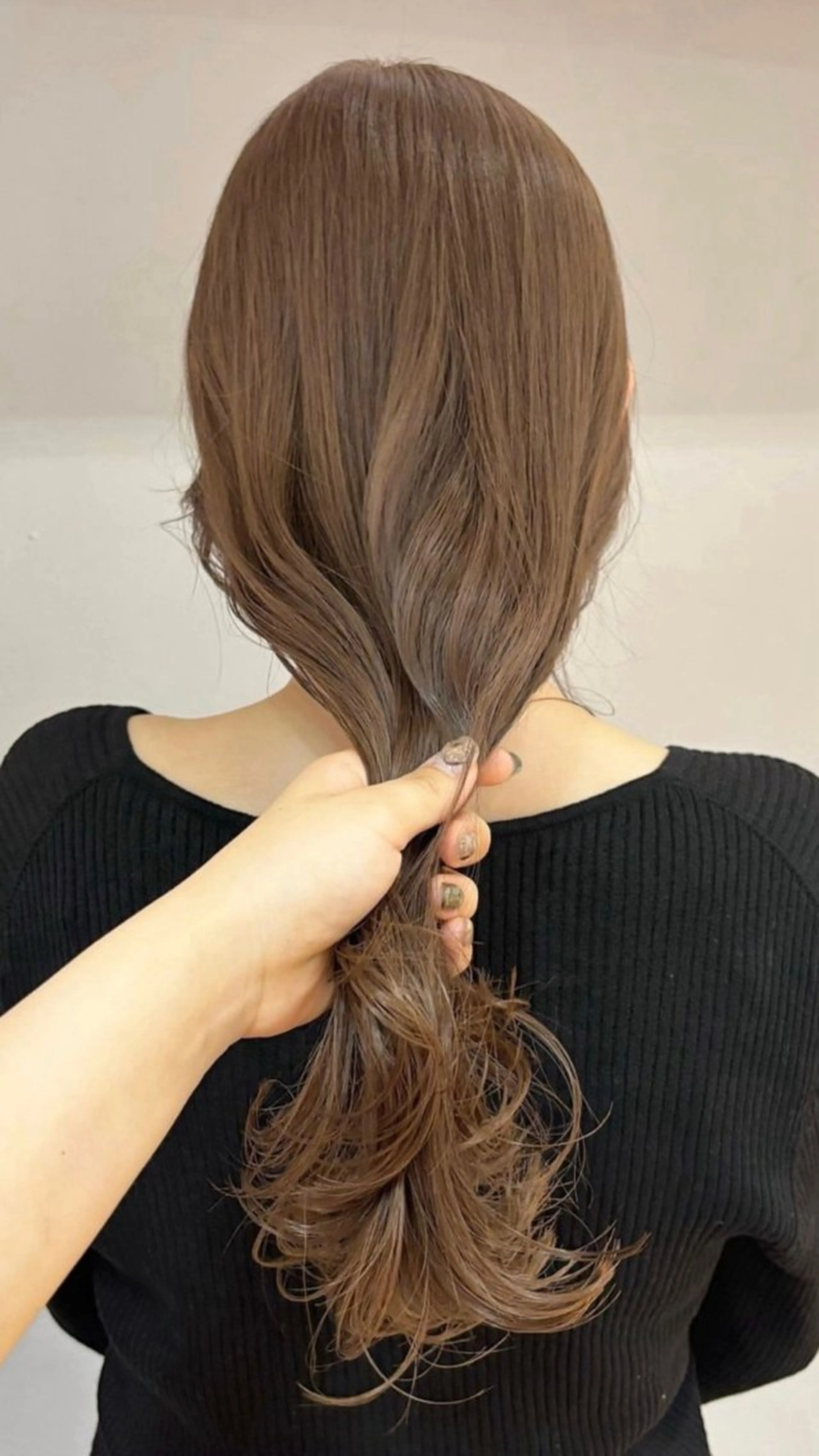 ミディアム カラー ヘアカラー トリートメント オリーブ/縮毛♡ Natsuno🩰のヘアスタイル