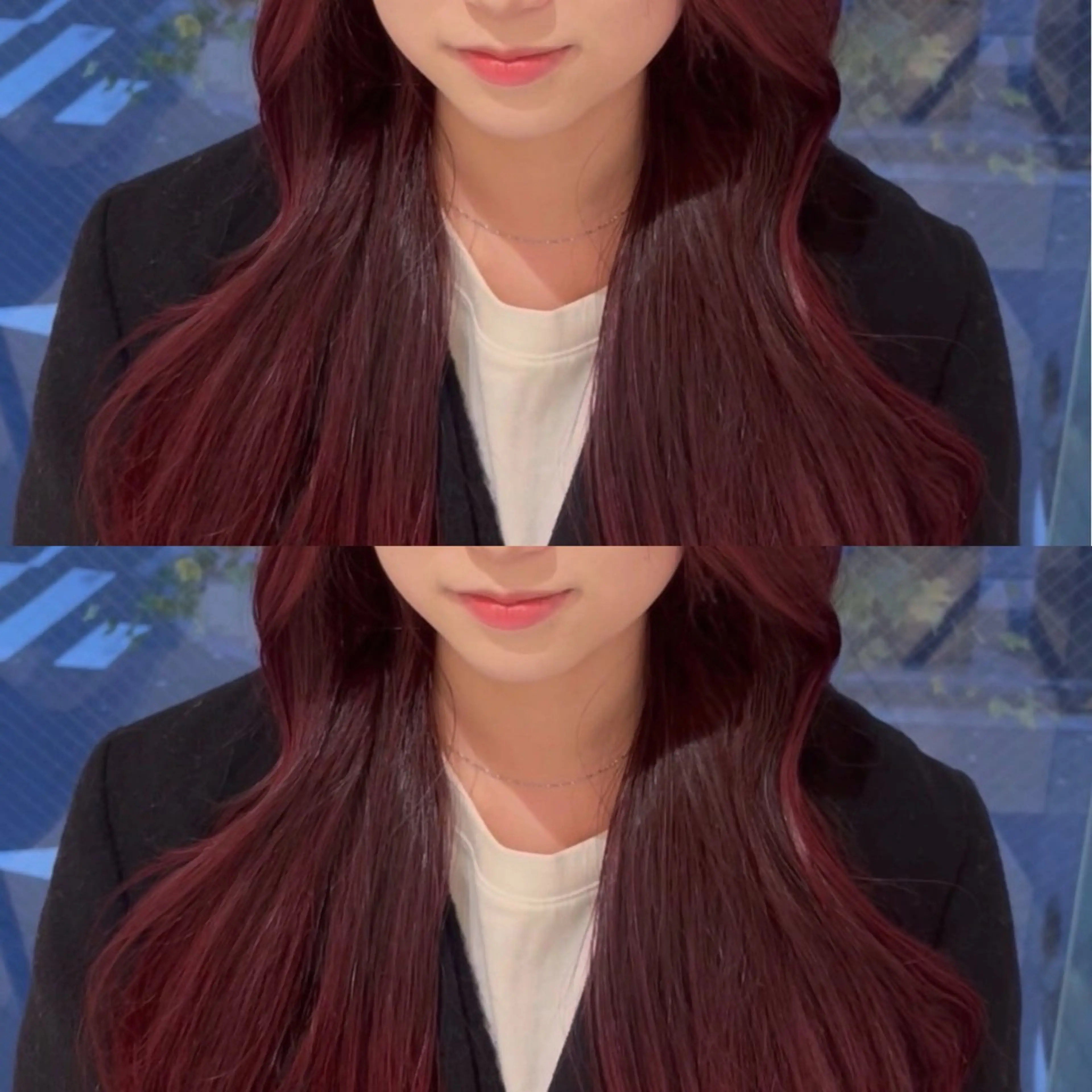 ロング カラー 💖大人韓国ヘア💖 韓国艶カラー【銀座】のヘアスタイル