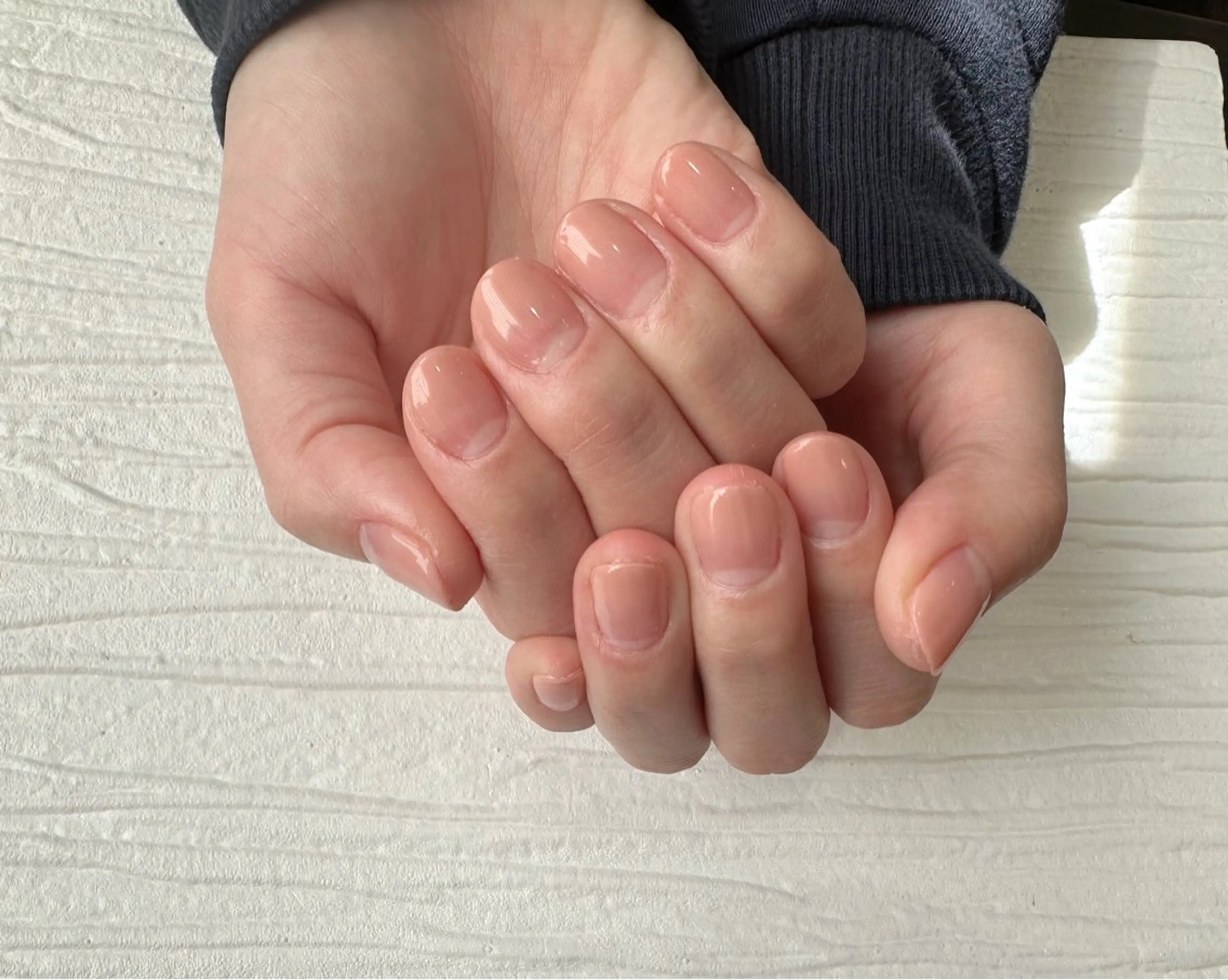 ネイル ピンク ピンクベージュ ハンドネイル cutstudiog .saekoのネイルデザイン