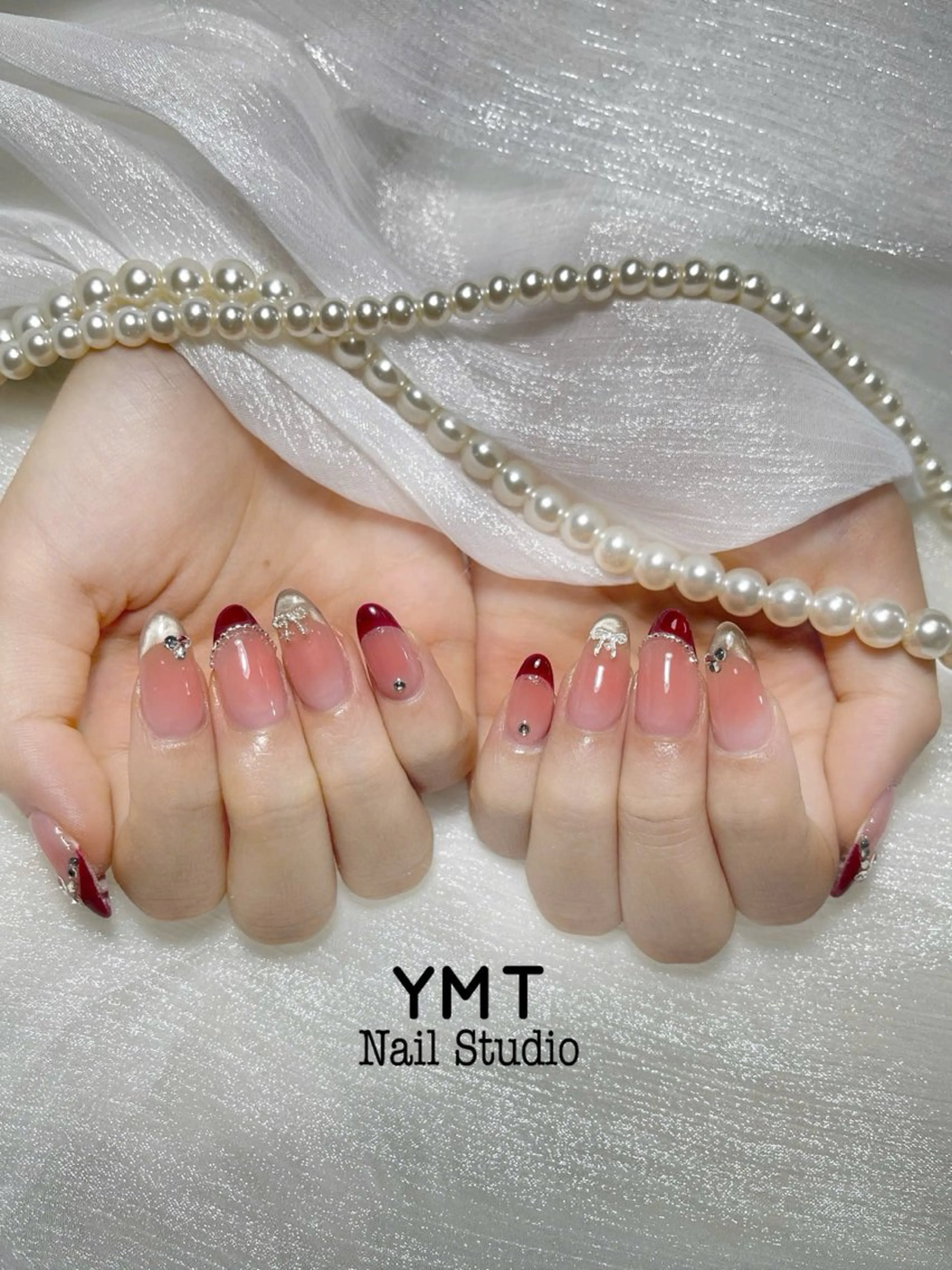 ネイル 長さ出し フットネイル ジェルネイル 韓国ネイル マグネットネイル ハンドネイル YMT NailStudio所属・YMT NailStudioのネイルデザイン