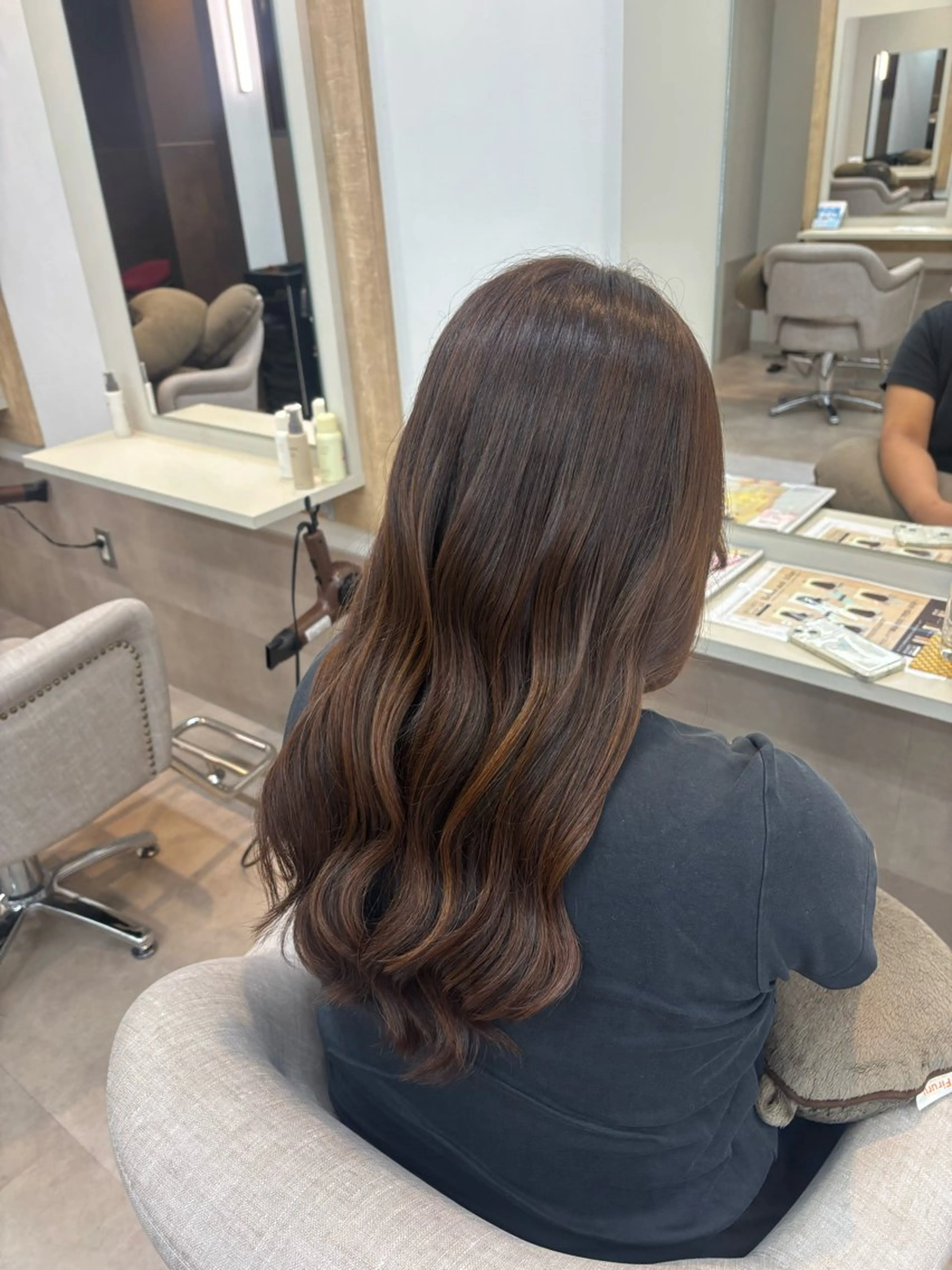 カラー ヘアカラー トリートメント 池田 蘭/藤崎のヘアスタイル