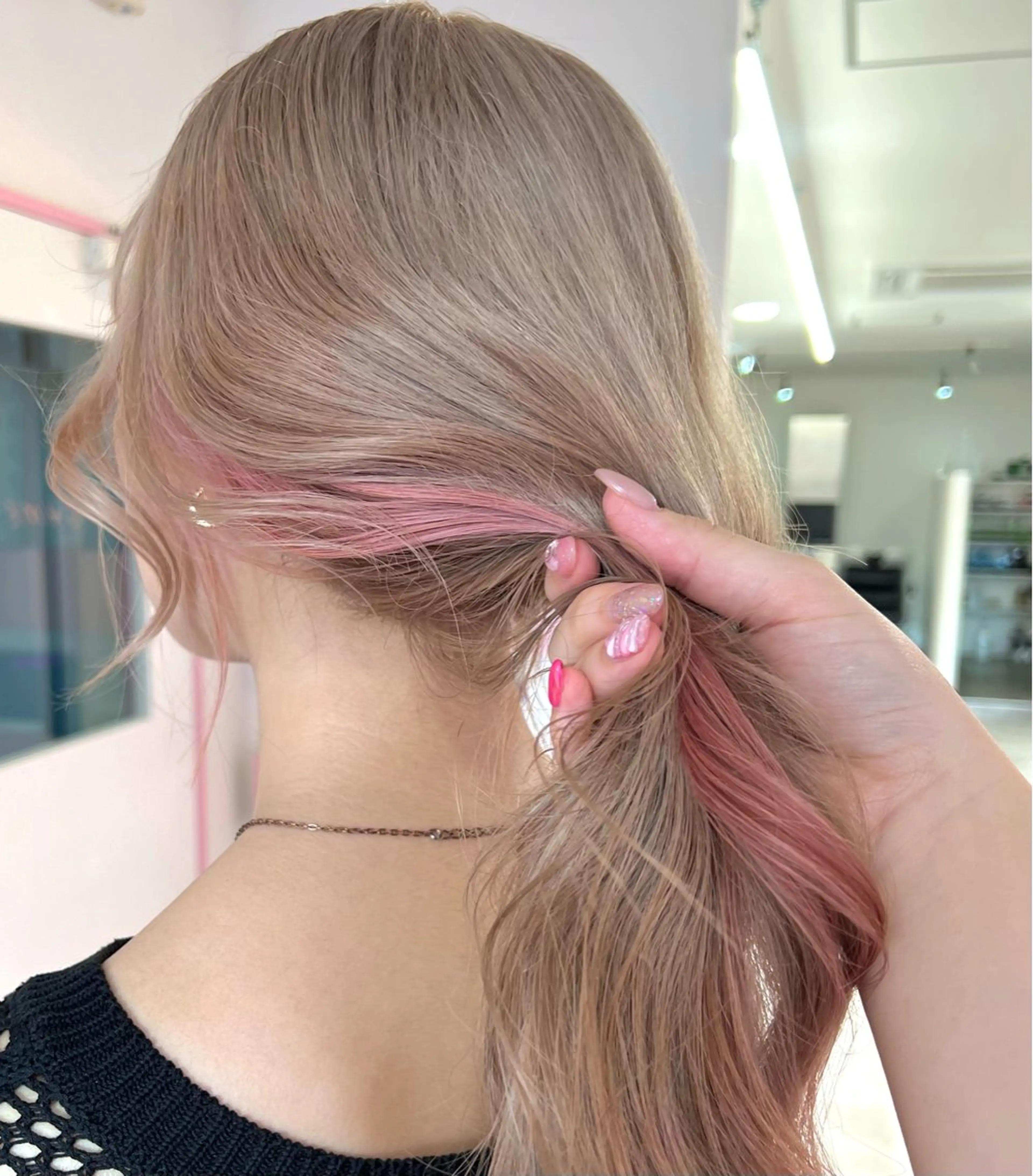 ロング ナナ♡レイヤーカット ♡似合わせカラーのヘアスタイル