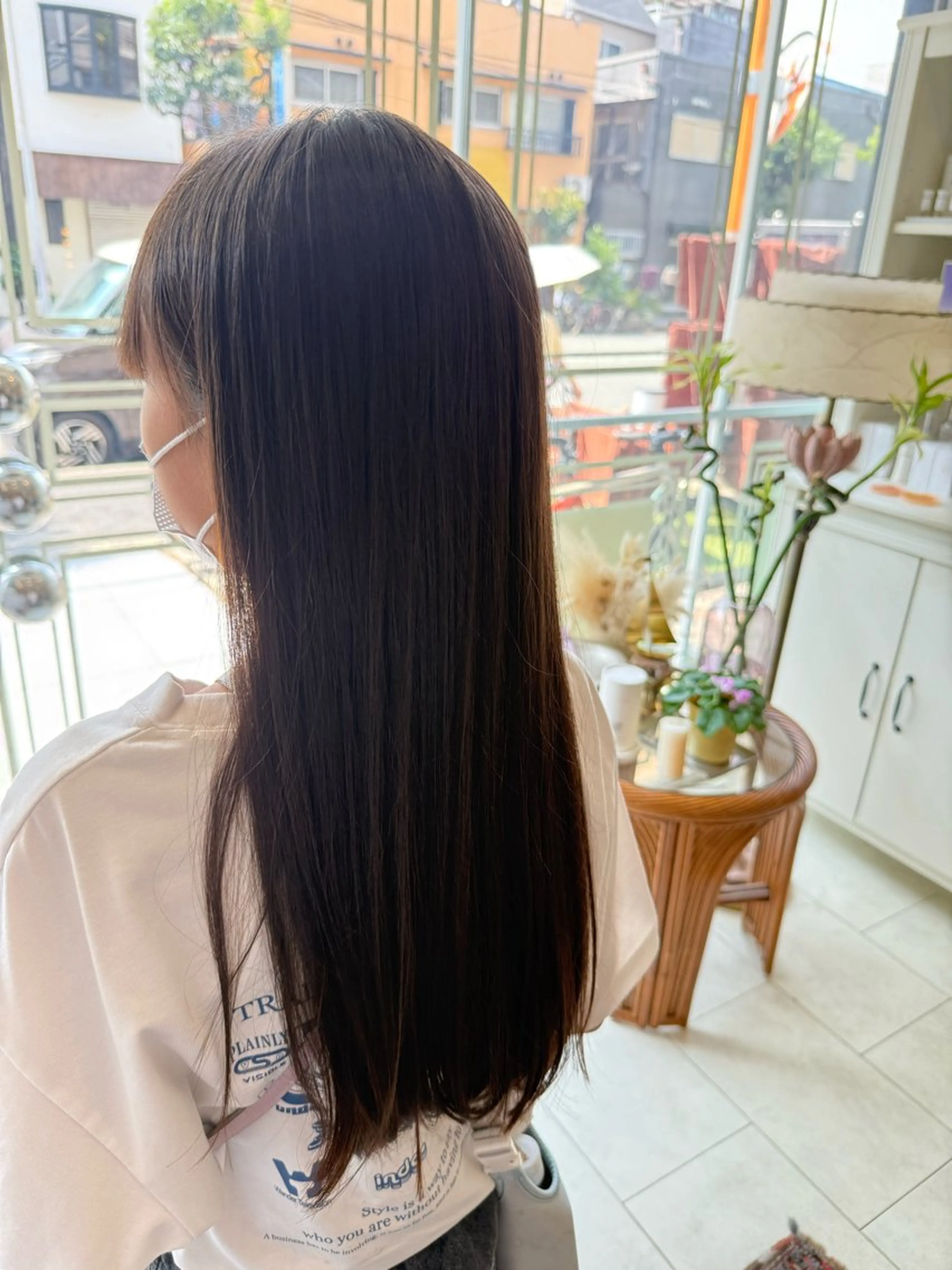 ロング キッズ カット 縮毛矯正 Eclat【エクラ】所属・三上 莉里のヘアスタイル