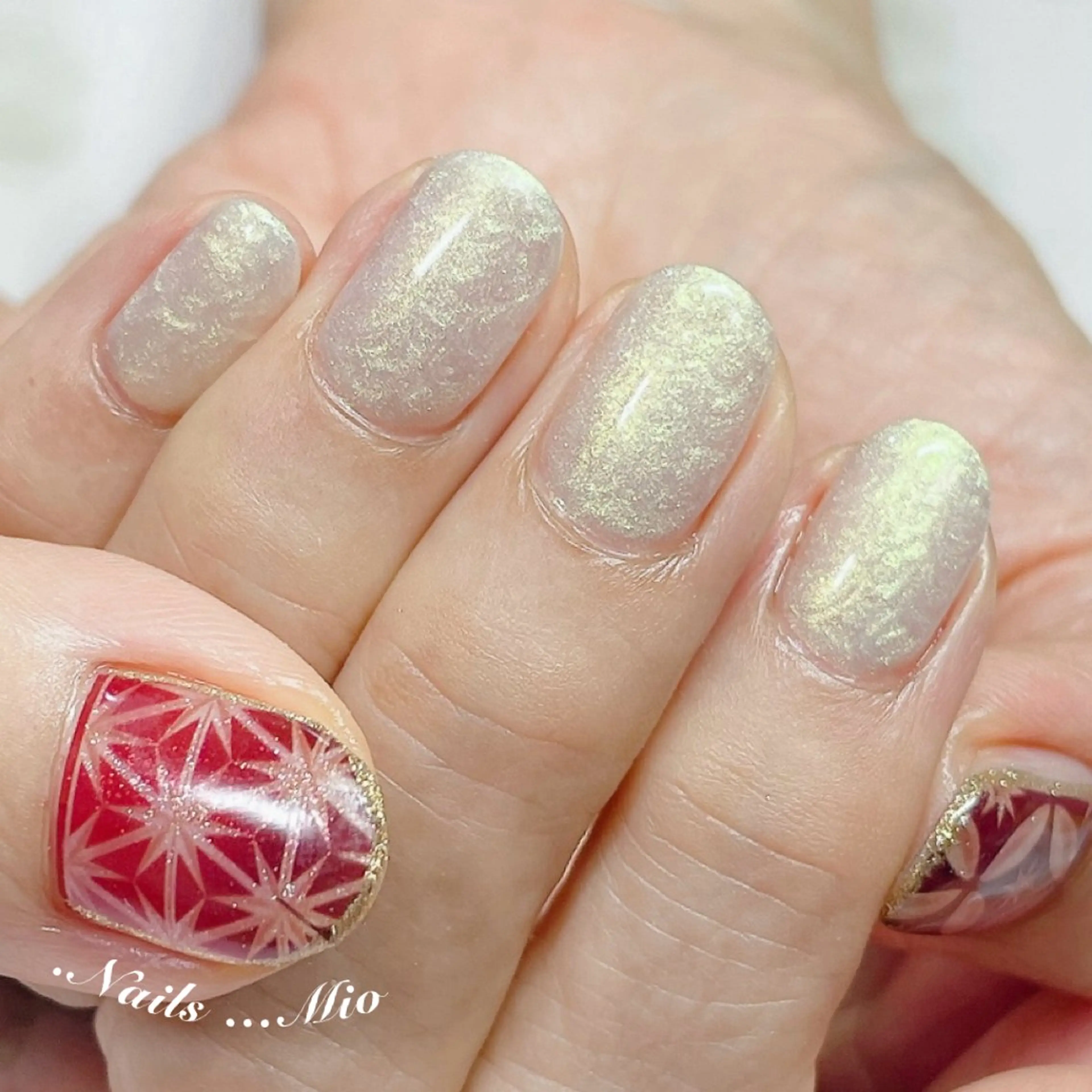 ネイル アートネイル ジェルネイル ワンカラーネイル .Nails Mio 赤羽西ネイルサロンのネイルデザイン