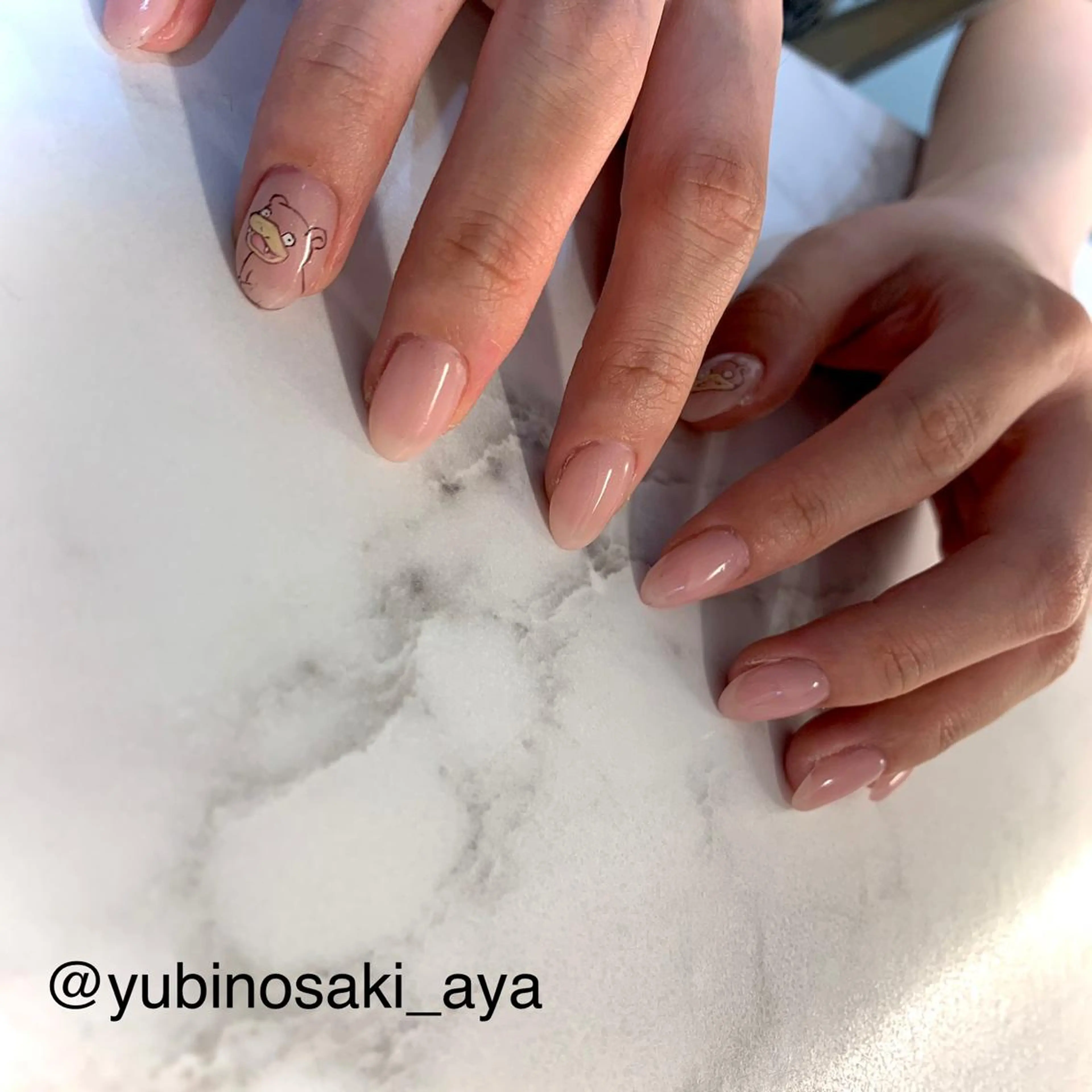 ネイル ハンドネイル フットネイル ゆびノさき茨木店 ニュアンス/アートのネイルデザイン