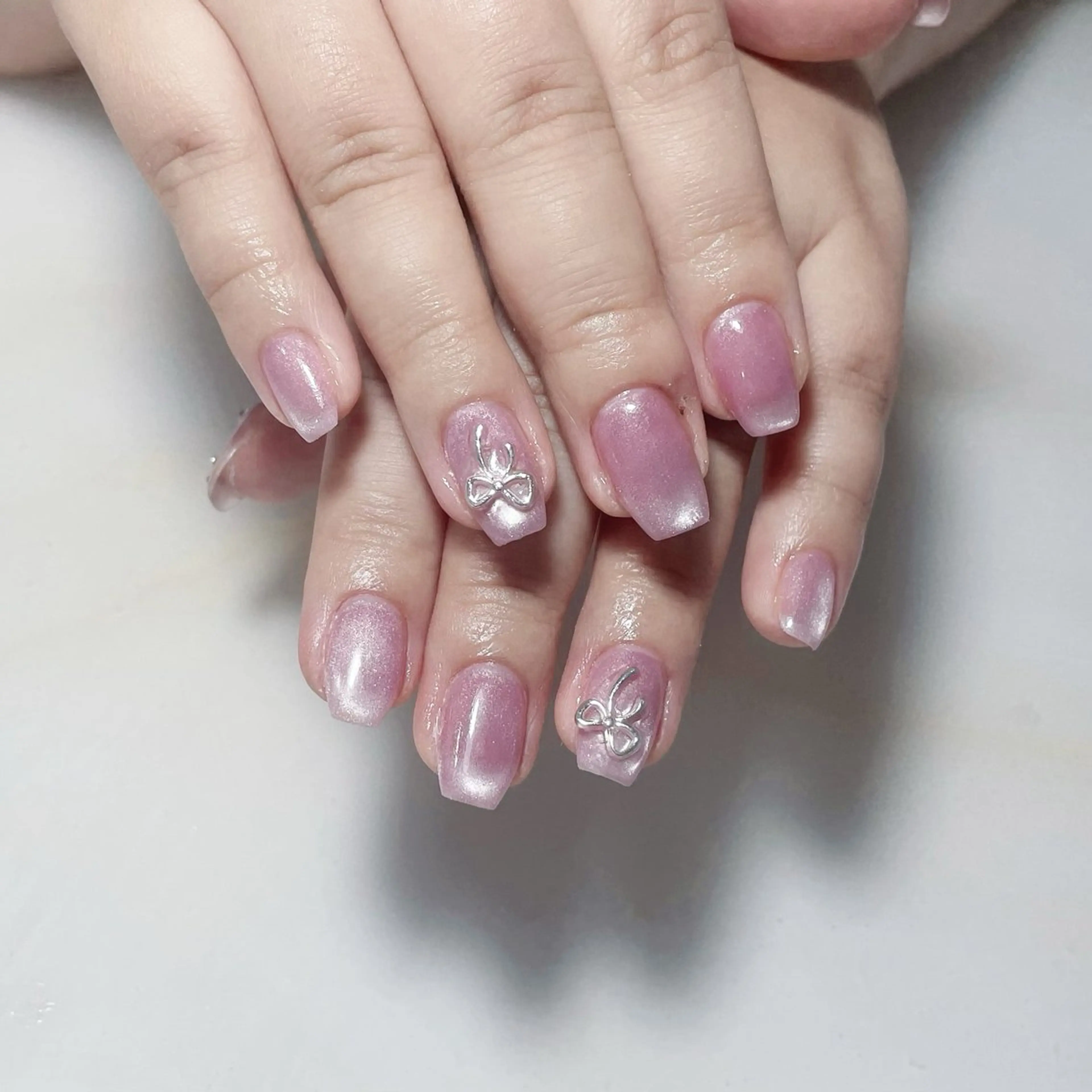 ネイル アートネイル フレンチネイル ジェルネイル グラデーション 韓国ネイル ハンドネイル 久保田 マリコのネイルデザイン