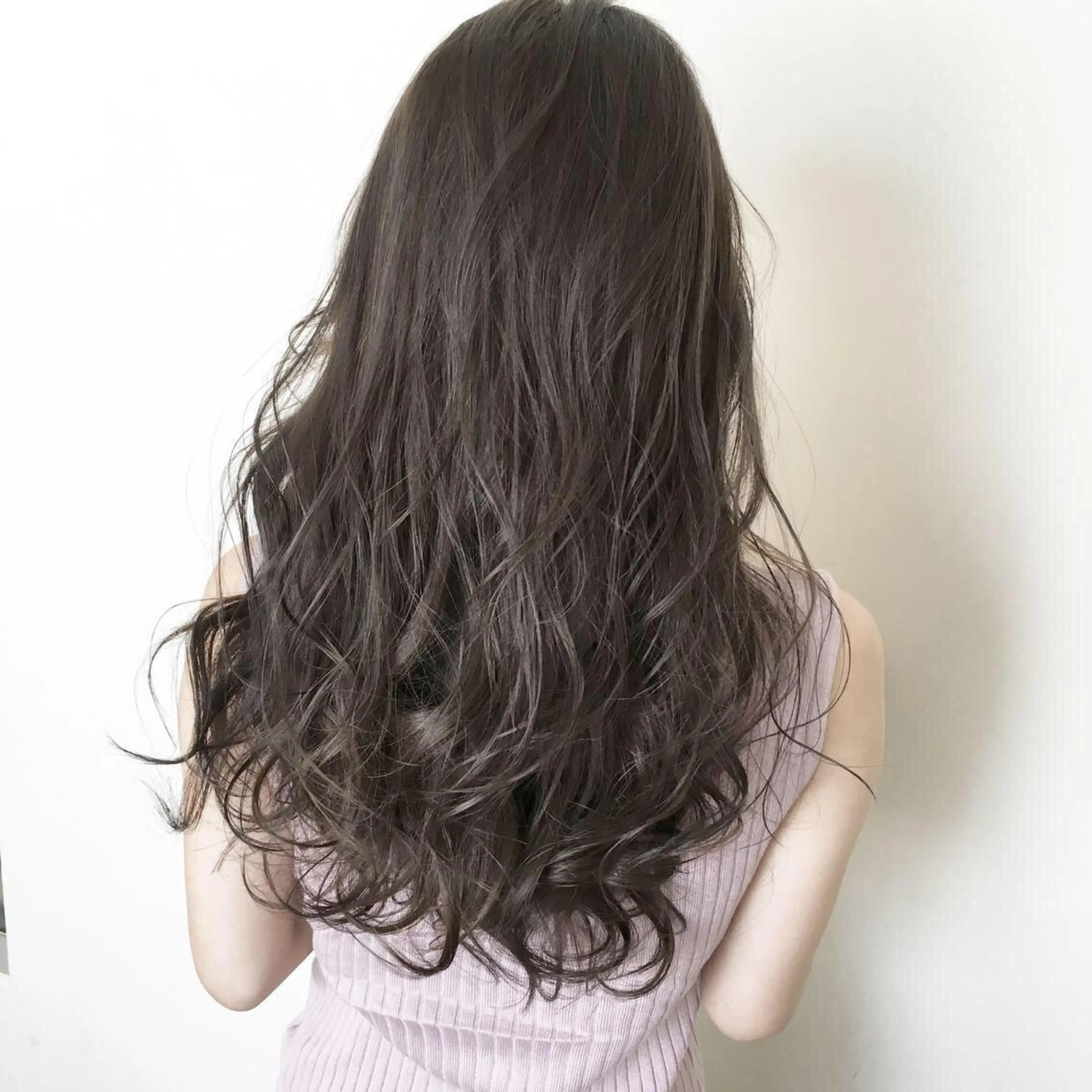 ロング カラー ヘアカラー 韓国レイヤーカット★ 小林大樹のヘアスタイル