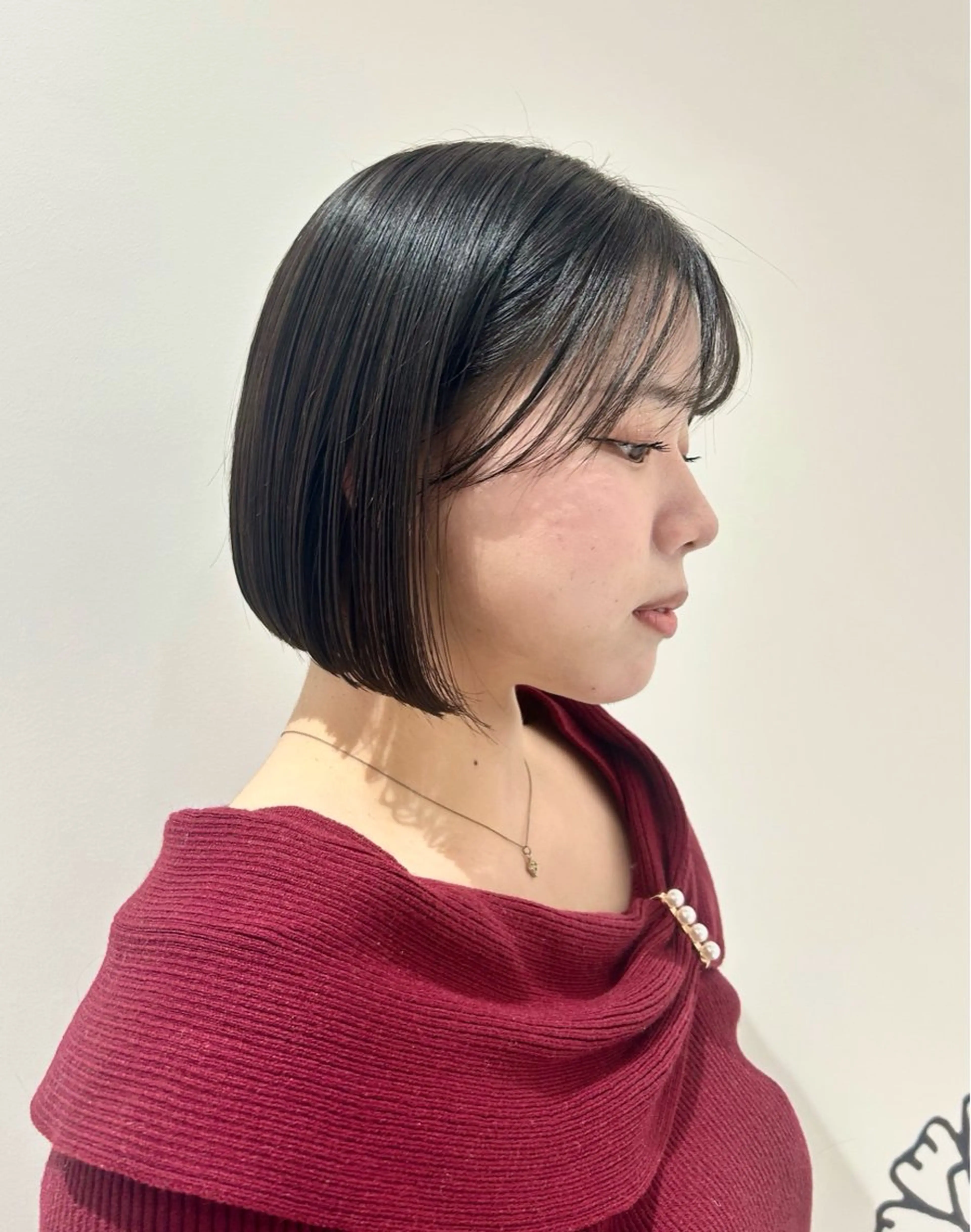 オススメ🉐 ボブカット ➕ aujuaトリートメント 🫧サラサラでまとまるボブ🫧の写真