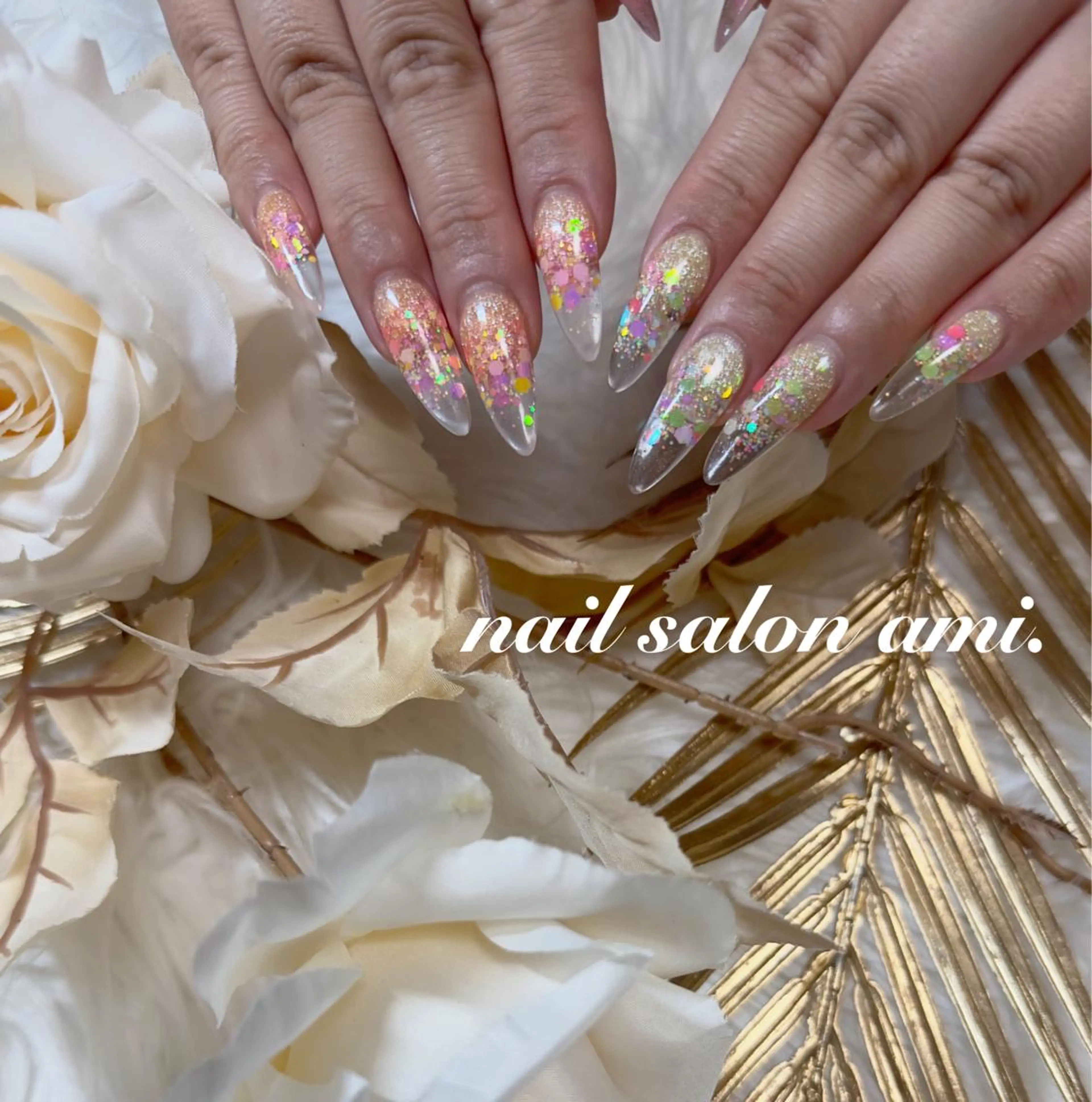 ミディアム ネイル nail salon amiのネイルデザイン