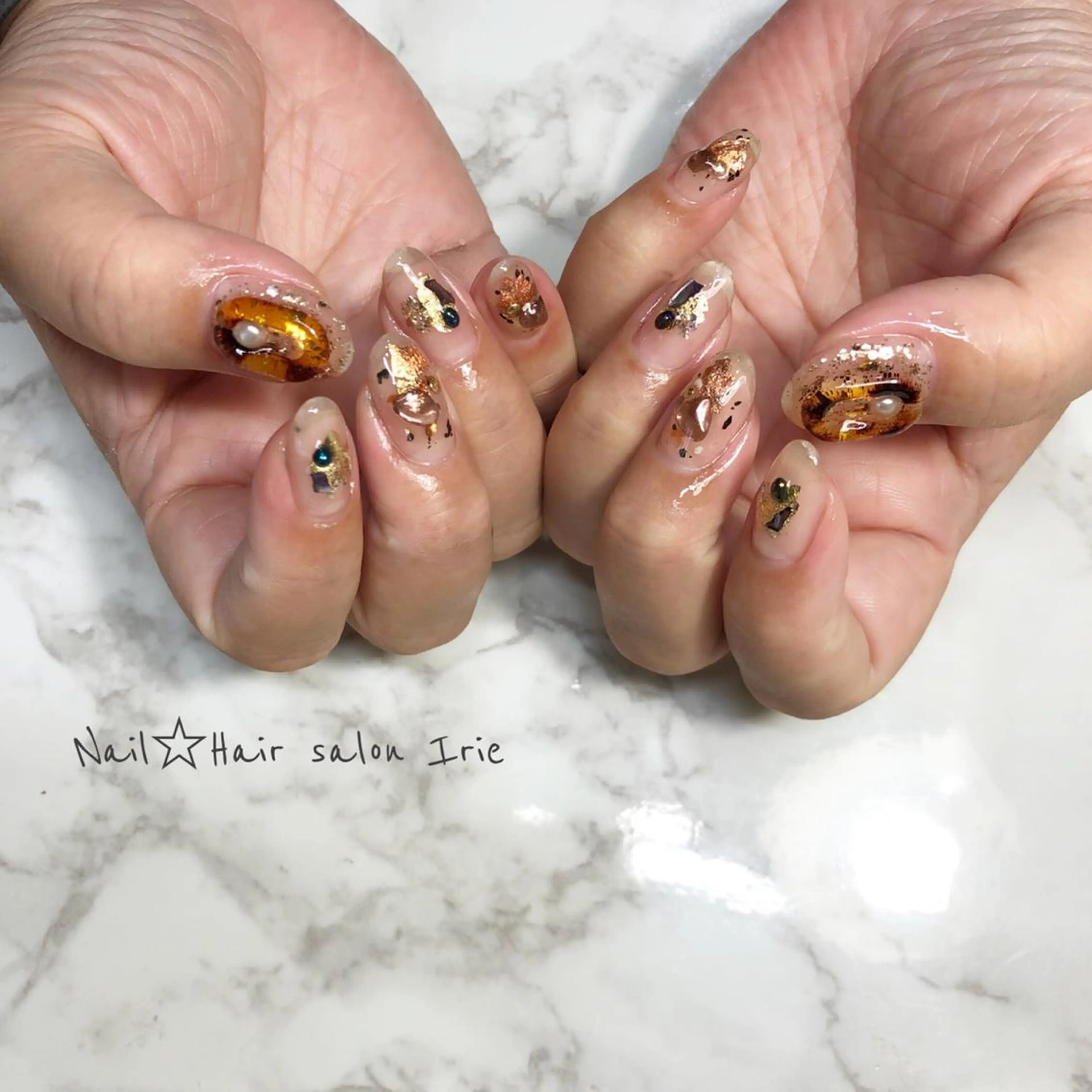 ネイル ハンドネイル Hair salon Irie所属・與儀 知佳のネイルデザイン