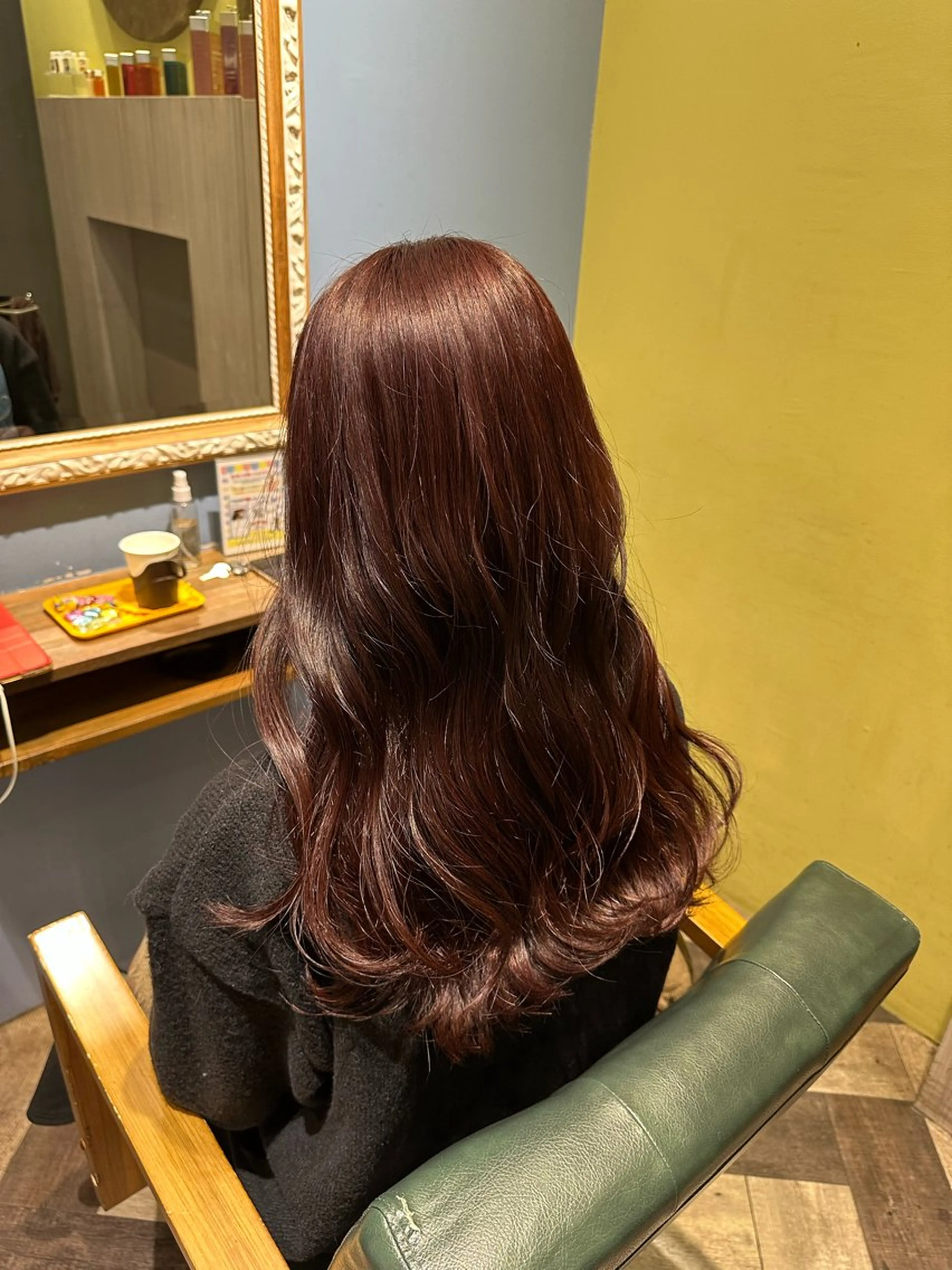 ロング カラー ヘアカラー 【echelle】 あむのヘアスタイル