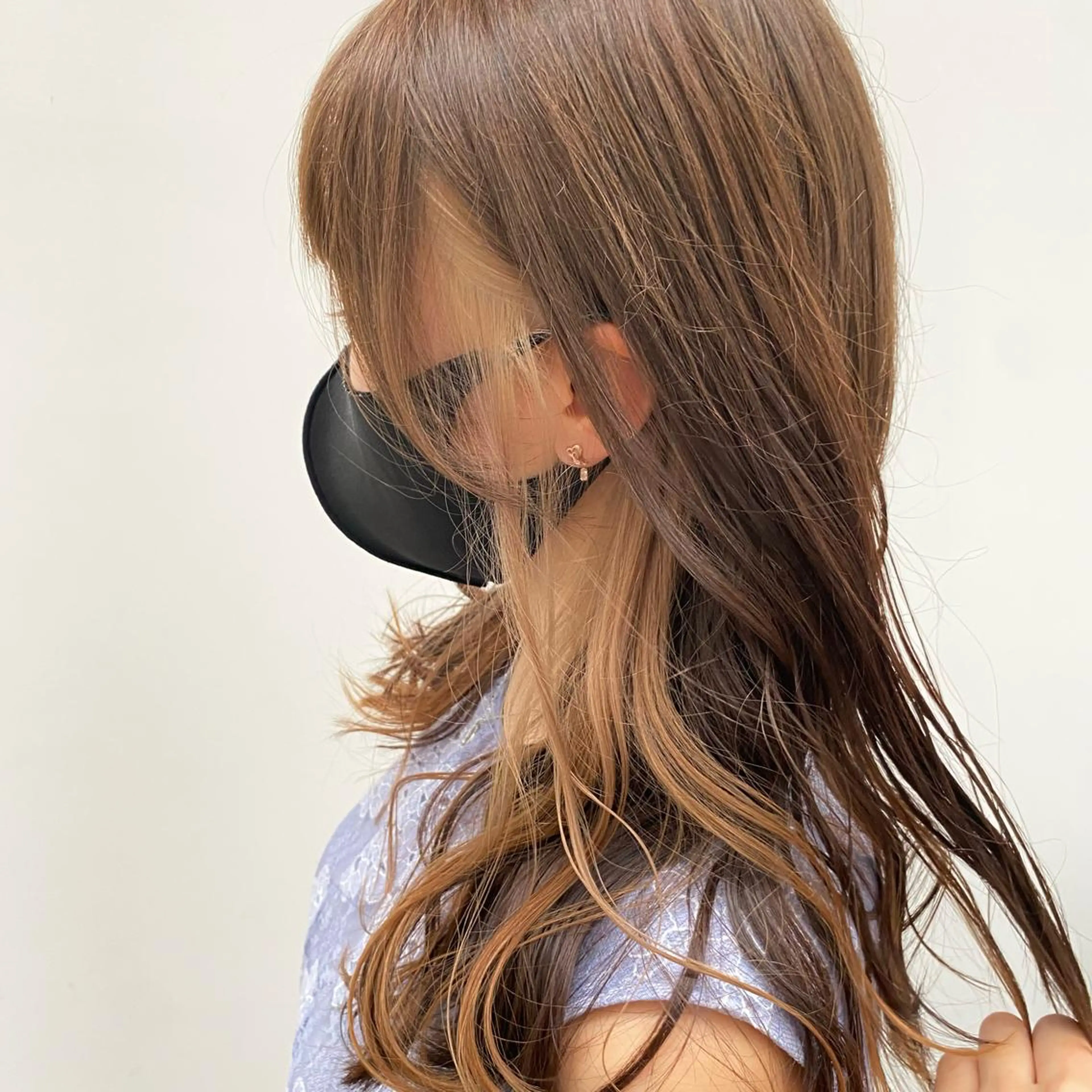 ロング カラー Rinka/梅田/ 透け感カラー🤎のヘアスタイル