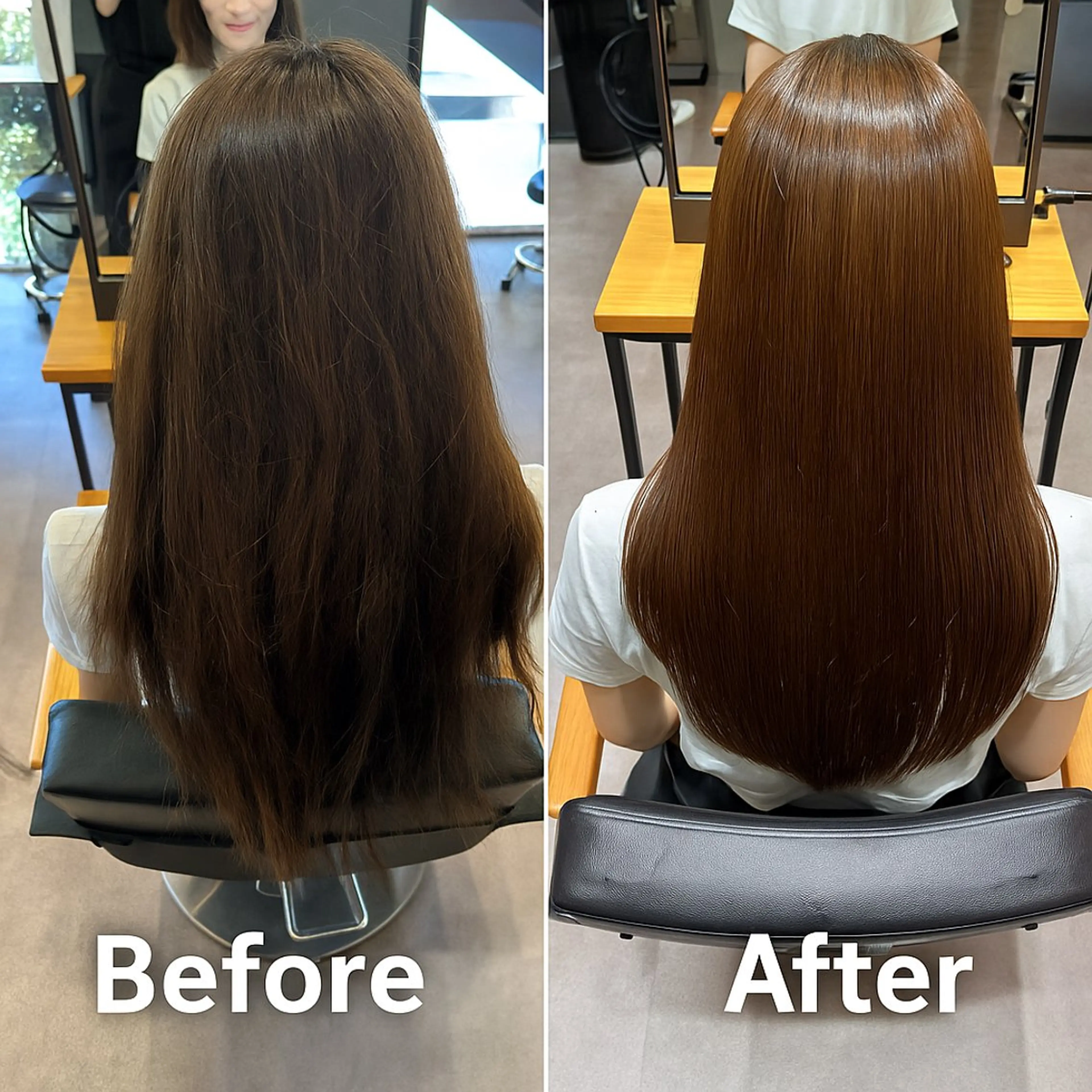 ロング カラー ブリーチ 酸性ストレート 縮毛矯正 トリートメント 韓国風/オシャレ /縮毛矯正/滝口琴未のヘアスタイル