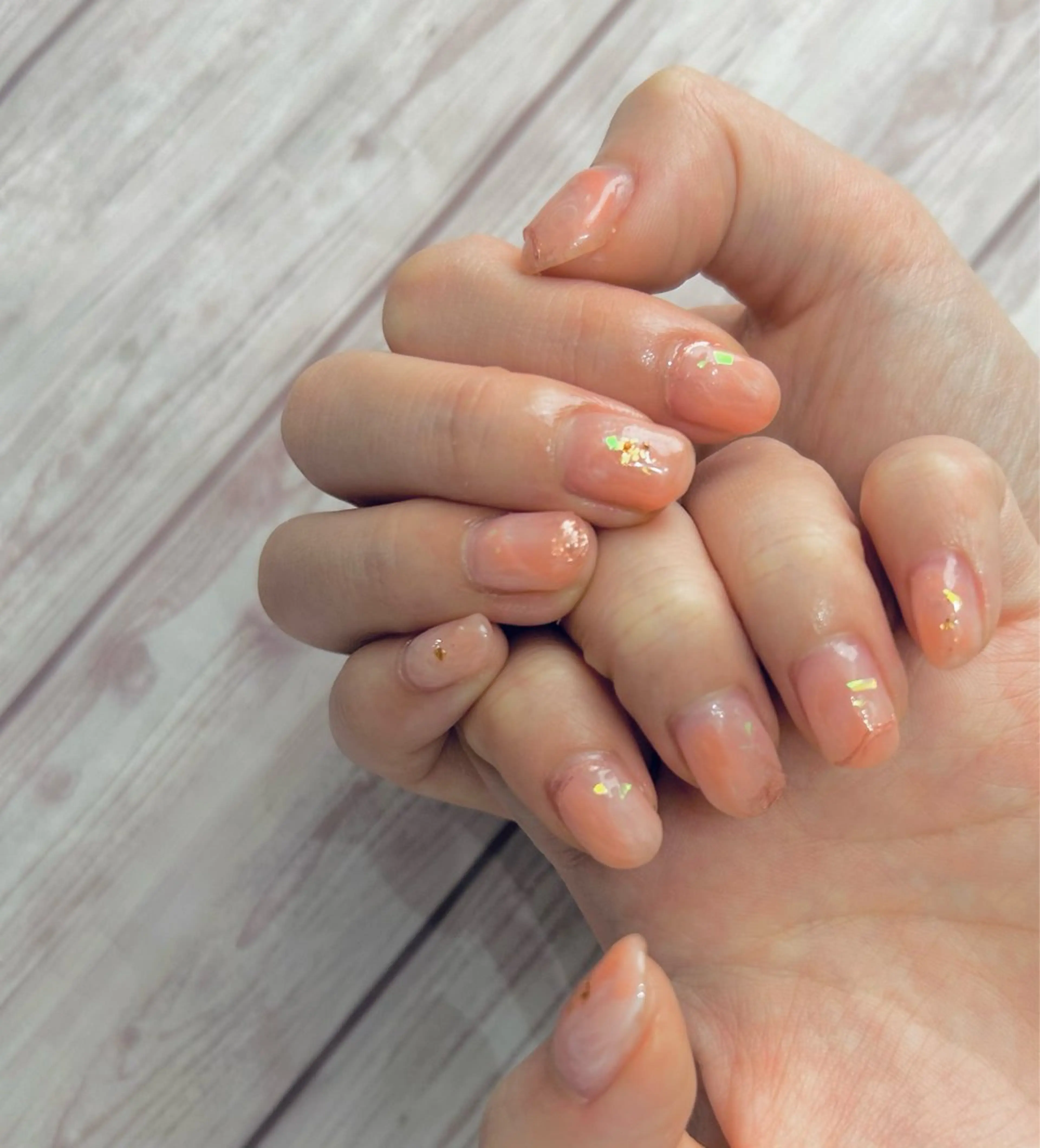 ネイル ニュアンスネイル ハンドネイル MYu Beauty Salon YURIのネイルデザイン