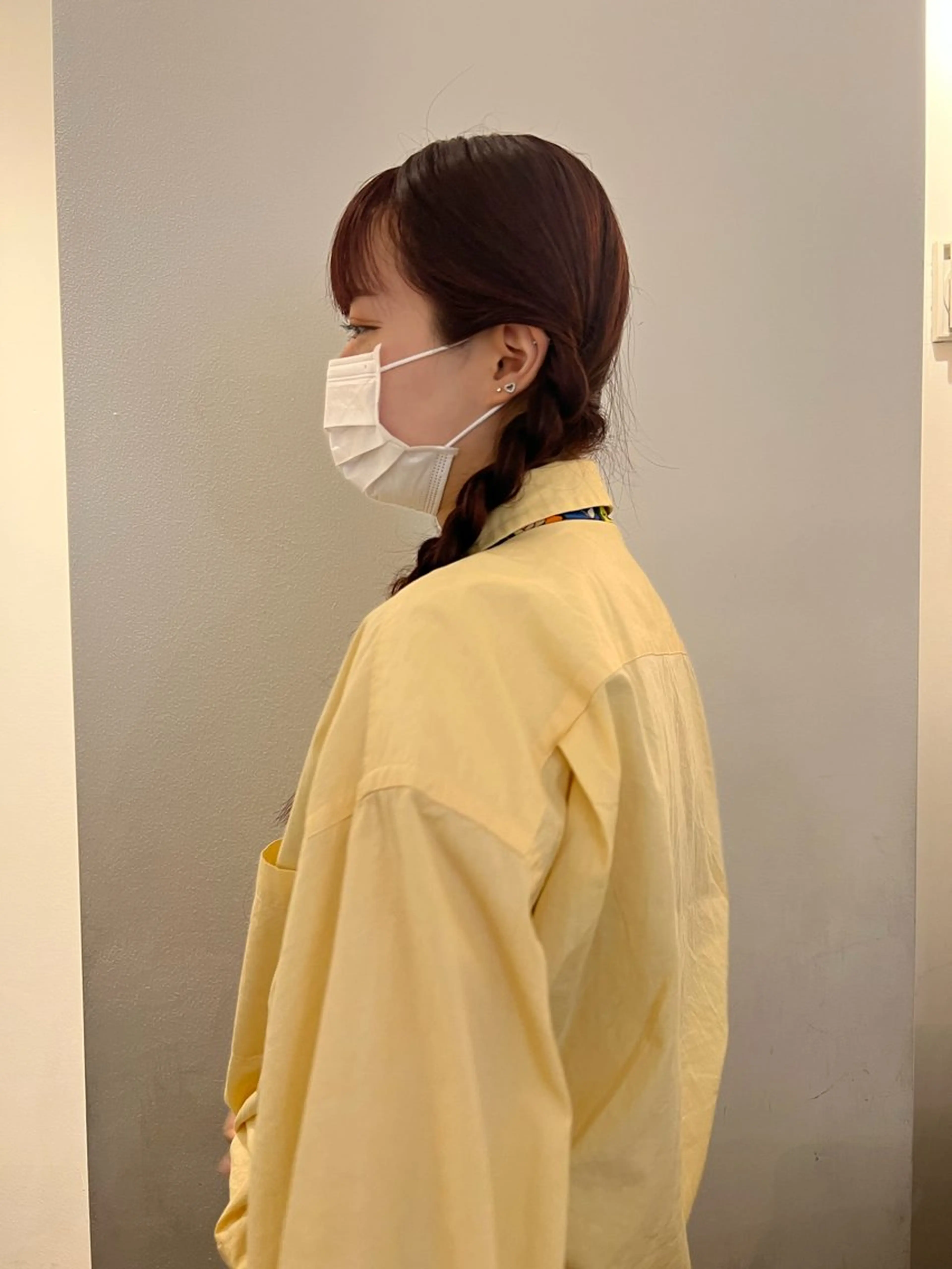 ロング カラー レッドカラー ＧＡＲＤＥＮ/ダブル カラー/otohaのヘアスタイル