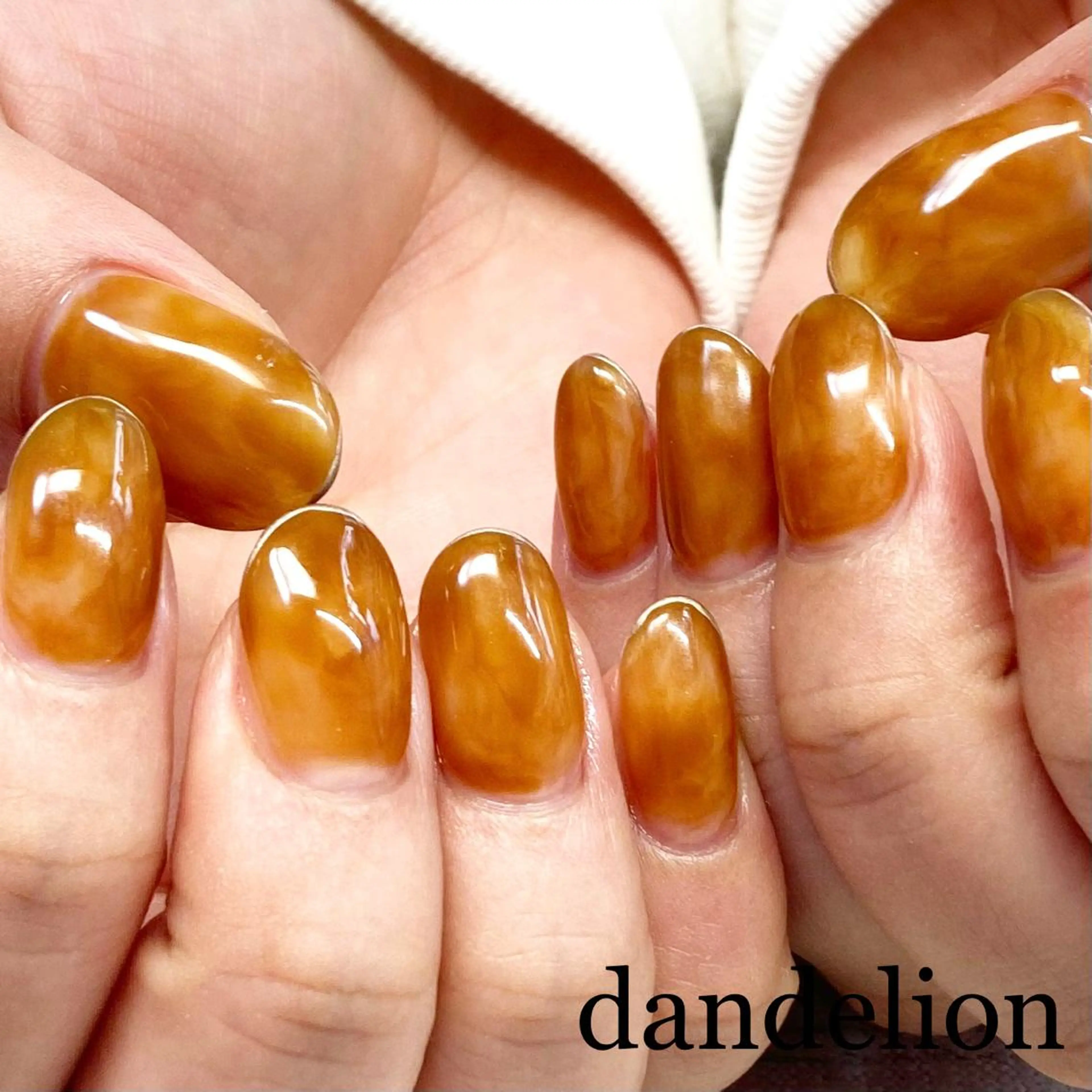 ネイル ハンドネイル ハンドケア dandelion ダンデライオンのネイルデザイン